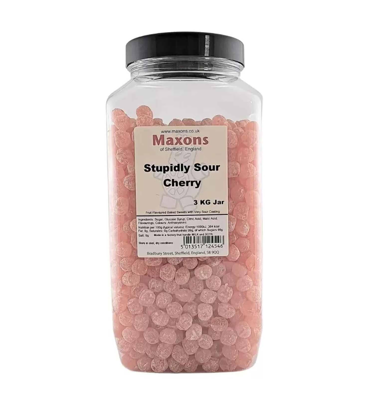 Stupidly Sour Cherry - 1000g Hard Boiled Sweets