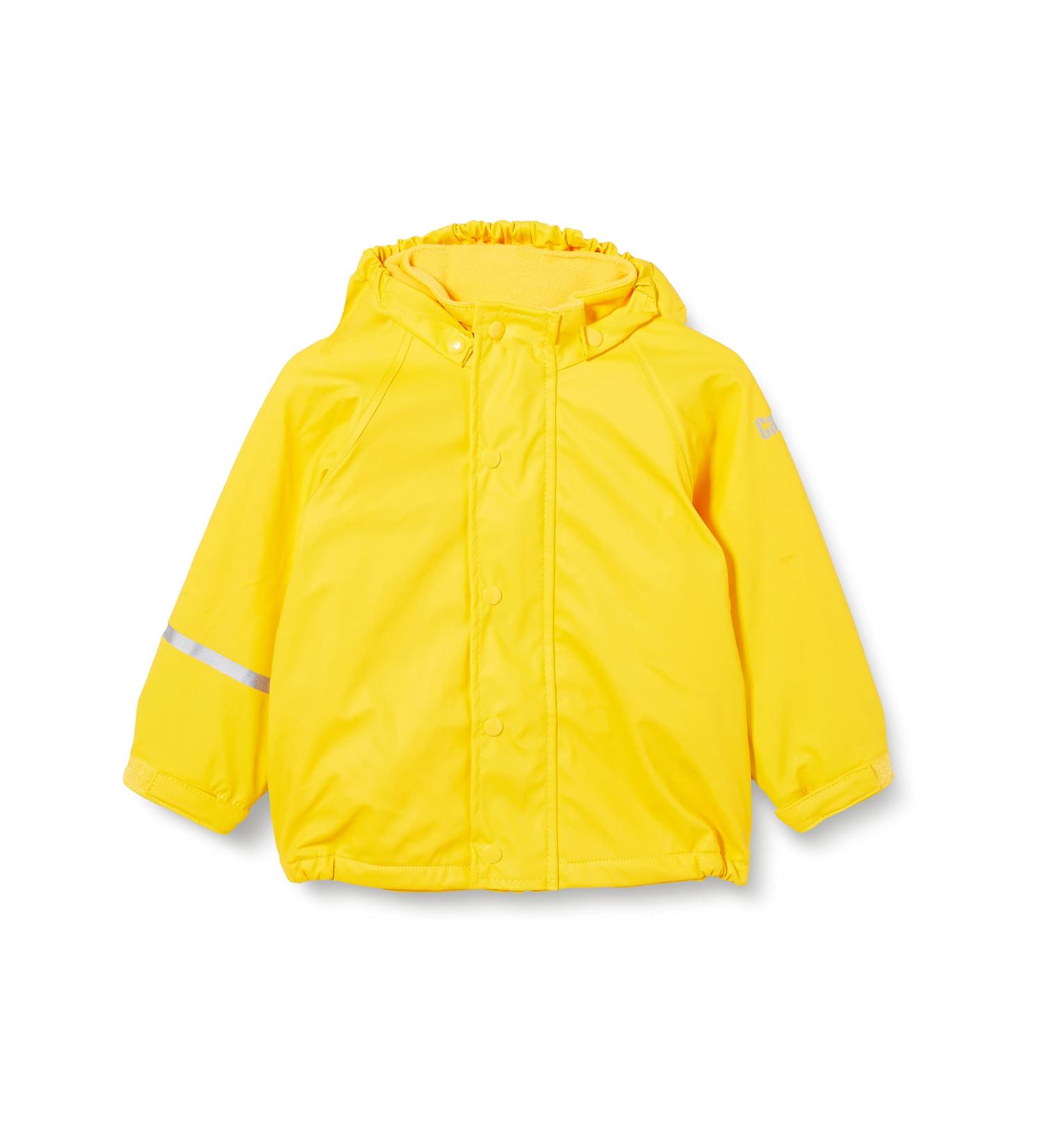 CareTec Kids Rain Jacket with Fleece Lining - Waterproof Yellow (Size 104) - Buy Online on GoSupps.com