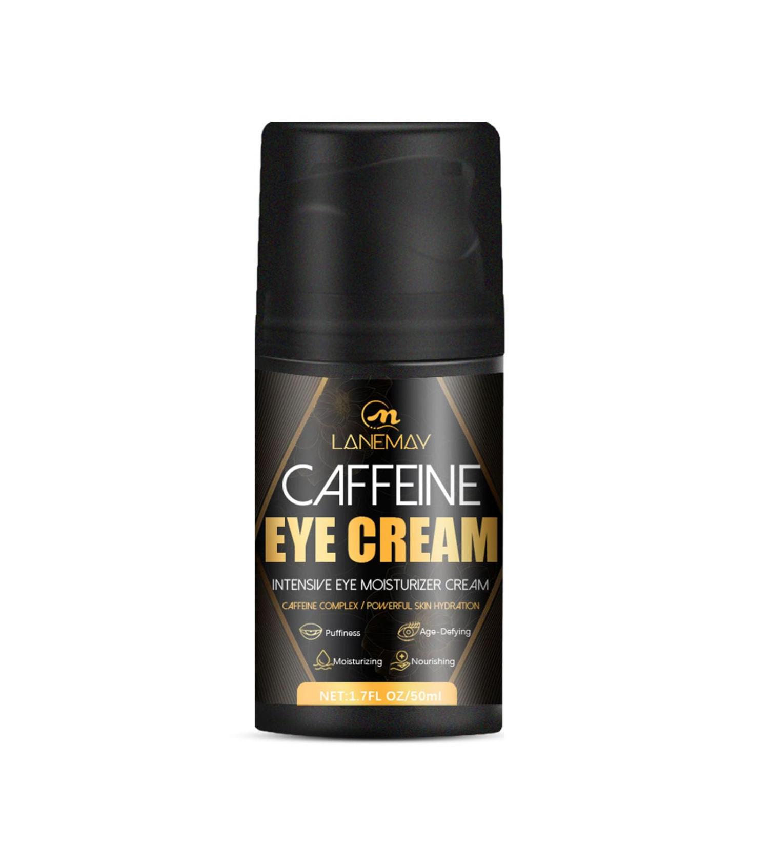 Natural Anti-Aging Caffeine Eye Cream for Dark Circles and Puffiness Under Eye Treatment Reduces Under Eye Bags Fine Lines and Wrinkles Eye Treatment for Men and Women - Buy Online on GoSupps.com