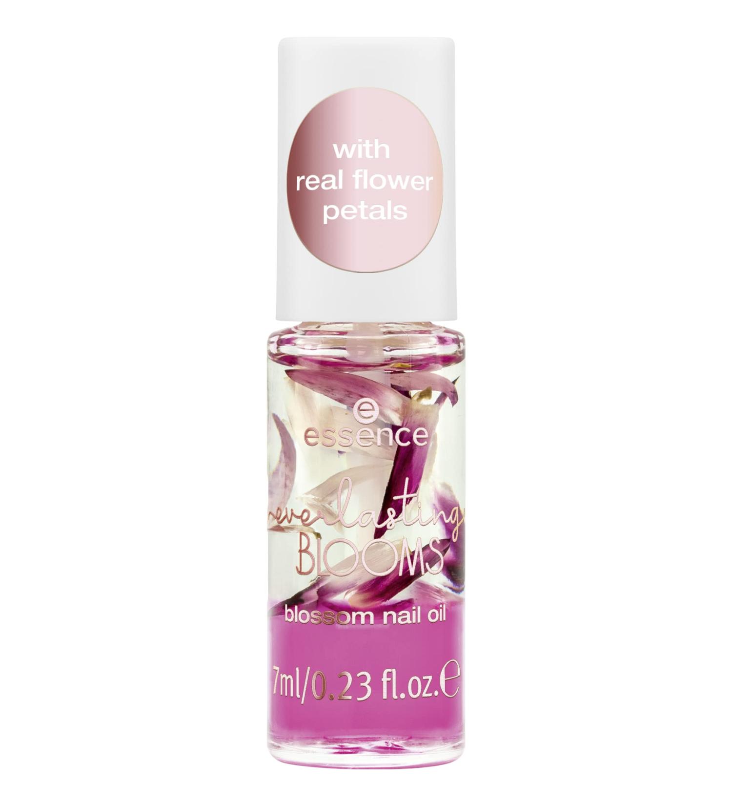 essence everlasting BLOOMS blossom nail oil No. 01 Let Your Dreams Blossom! transparent (7ml)