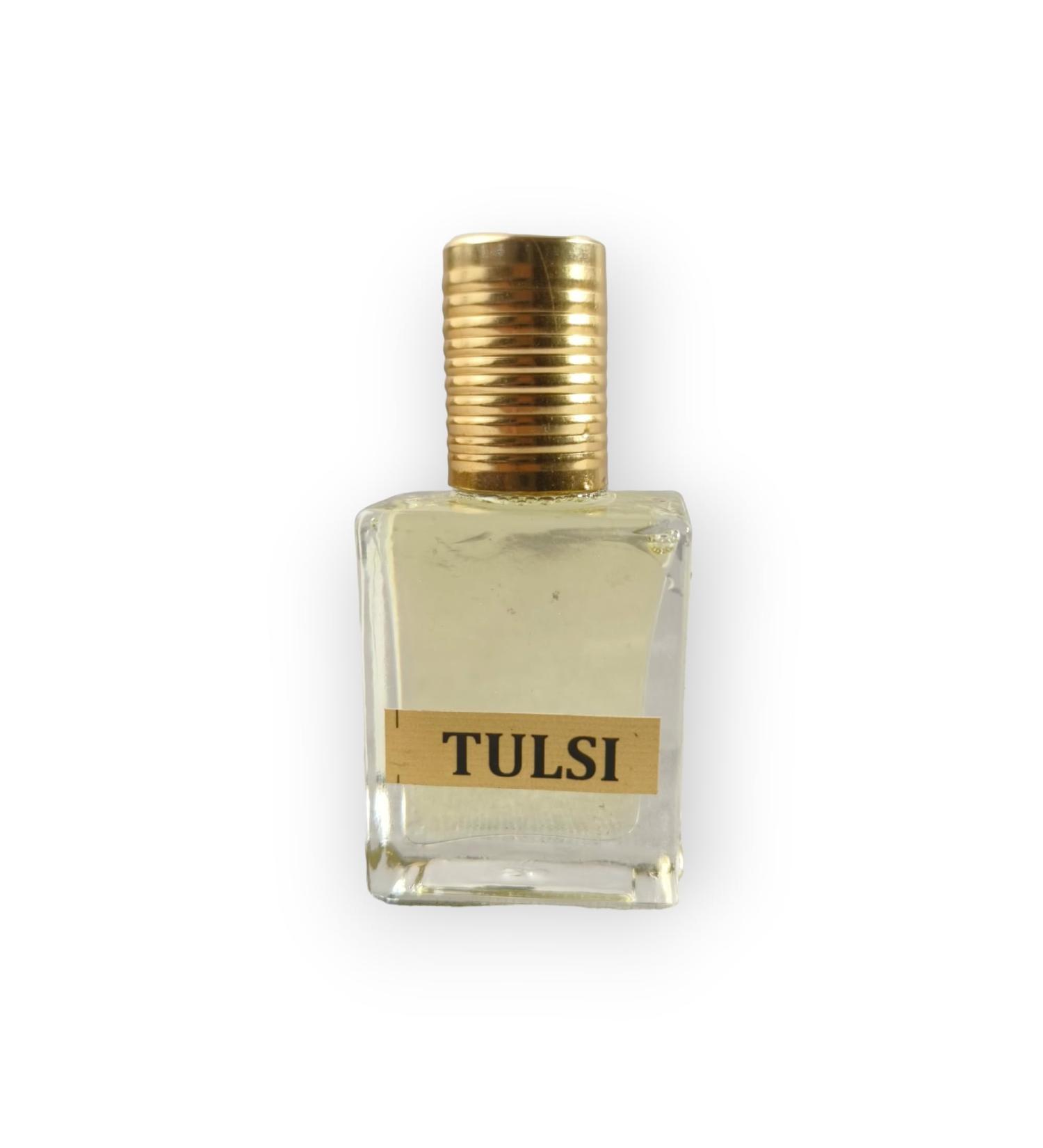 Tulsi Premium Attar-Atar Perfume Oil Fragrance for Men and Women Unisex Parfume Scent Spray Long Lasting Roll On Essential Oil Itar Semi Natural Non Alcoholic Size Volume: 12ML (0.4 Fl Oz). - Buy Online on GoSupps.com