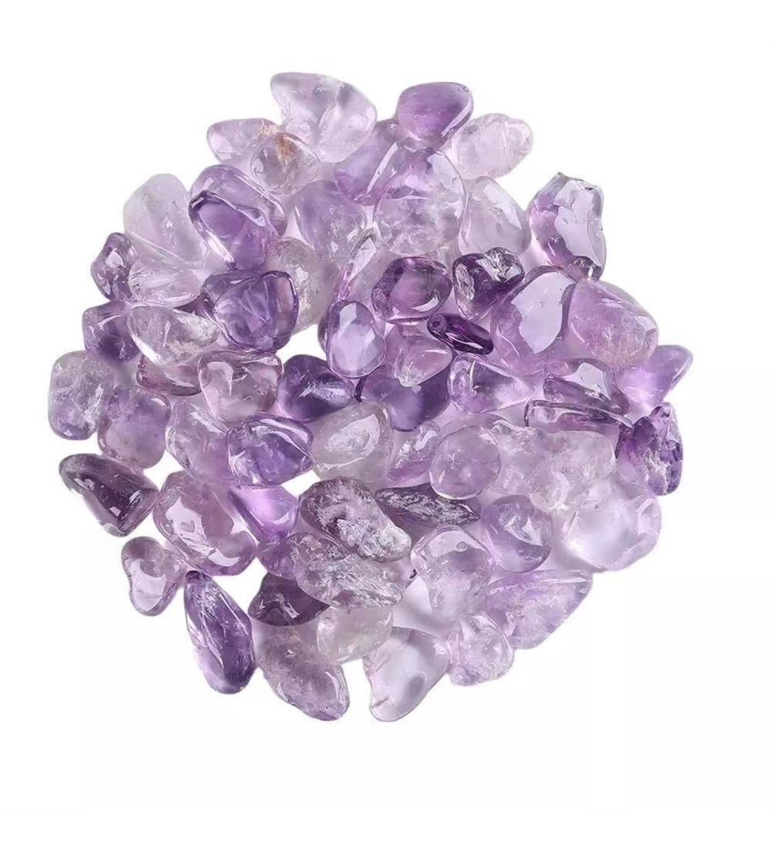 Natural Crystals and Stones 100g Purple Amethyst Quartz Stone Gravel 9mm-15mm for for Decoration kaixun - Buy Online on GoSupps.com