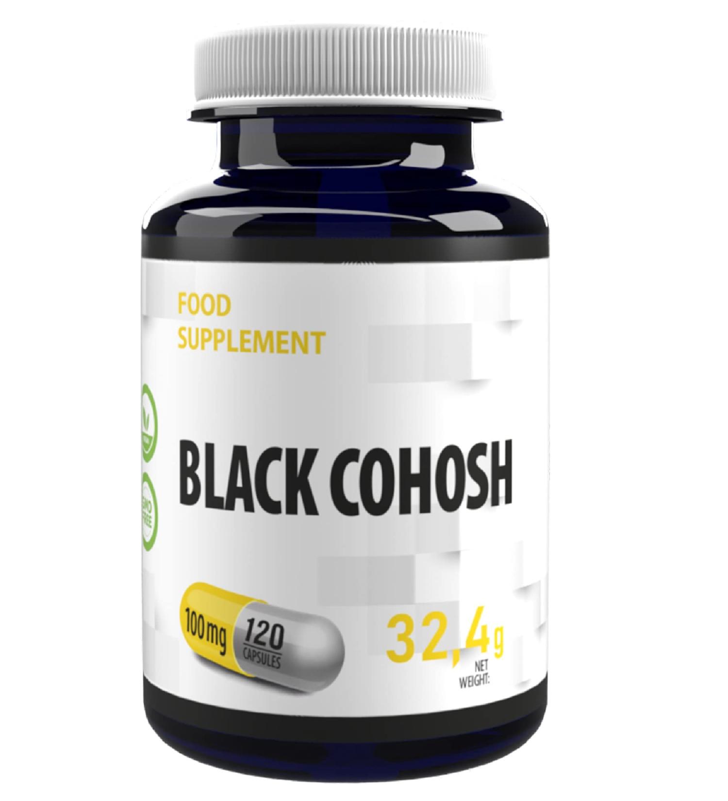 Grape Silver Candle (Black Cohosh) Root Extract 100mg - 120 Vegan Capsules | Standardized 5% Triterpene Glycosides | Lab Tested - Buy Online on GoSupps.com