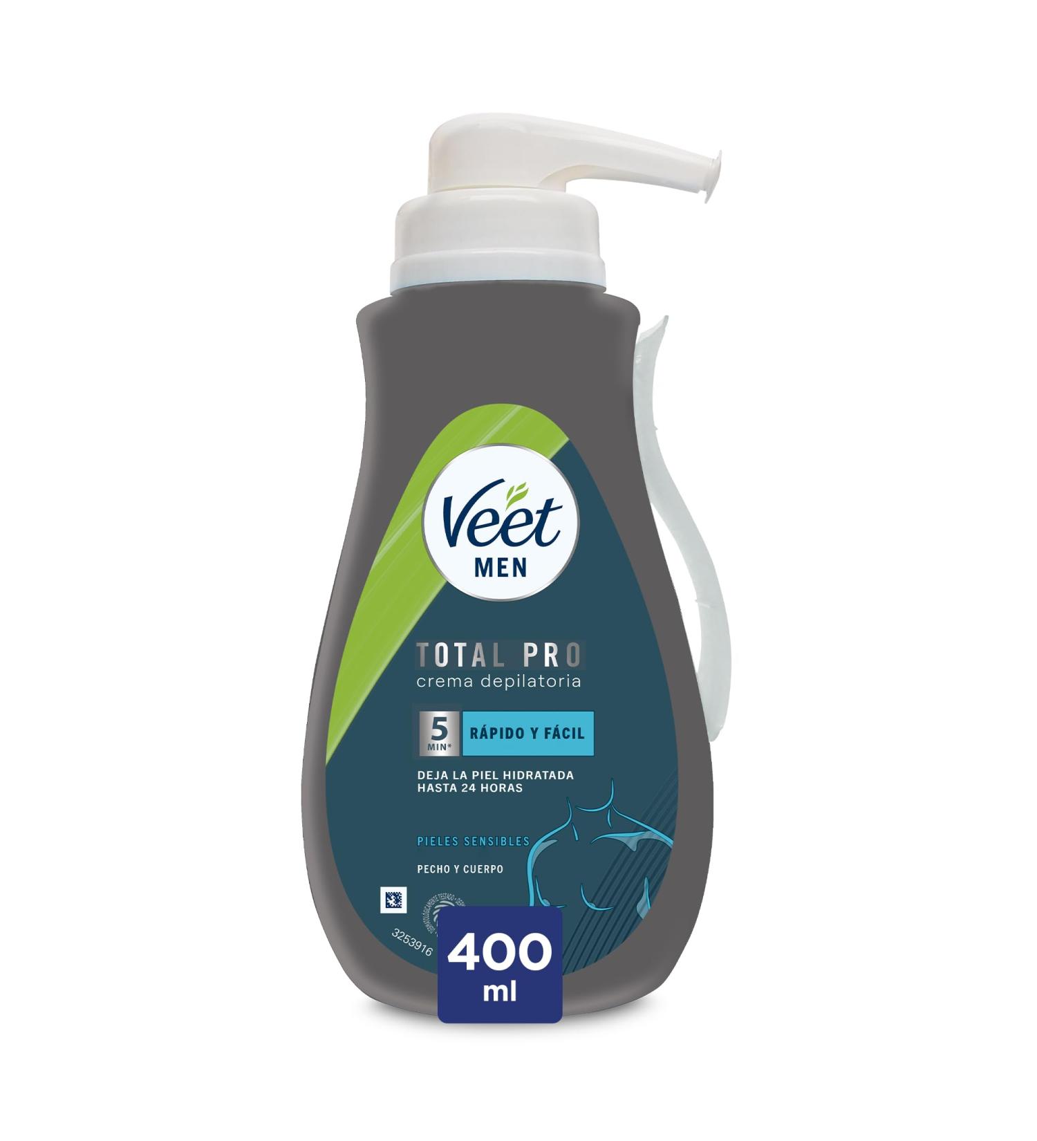 Veet Veet Men Cream Depilatoria Pieles Sensitive 400 ml - Buy Online on GoSupps.com