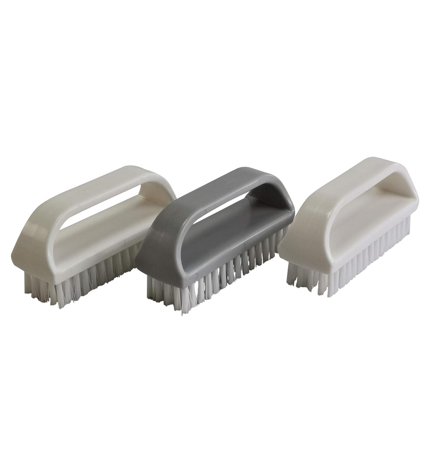 B mag 3 pcs. hand brush nail brush with handle 10cm