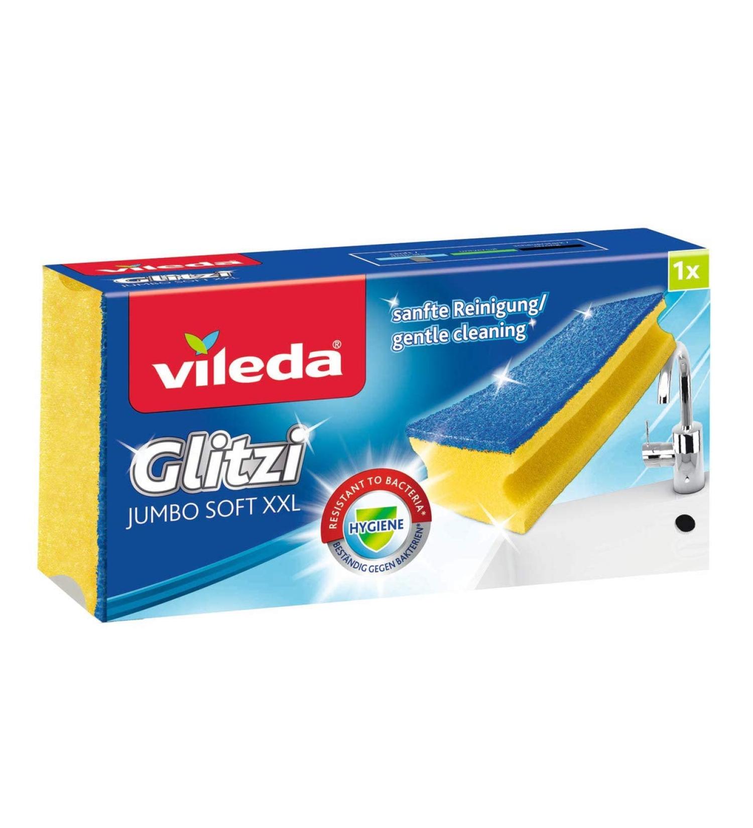 Glitzi Jumbo Mild Scouring Pad - 1 Piece | Ultra Soft & Effective Cleaning for All Surfaces - International Shipping Available - Buy Online on GoSupps.com