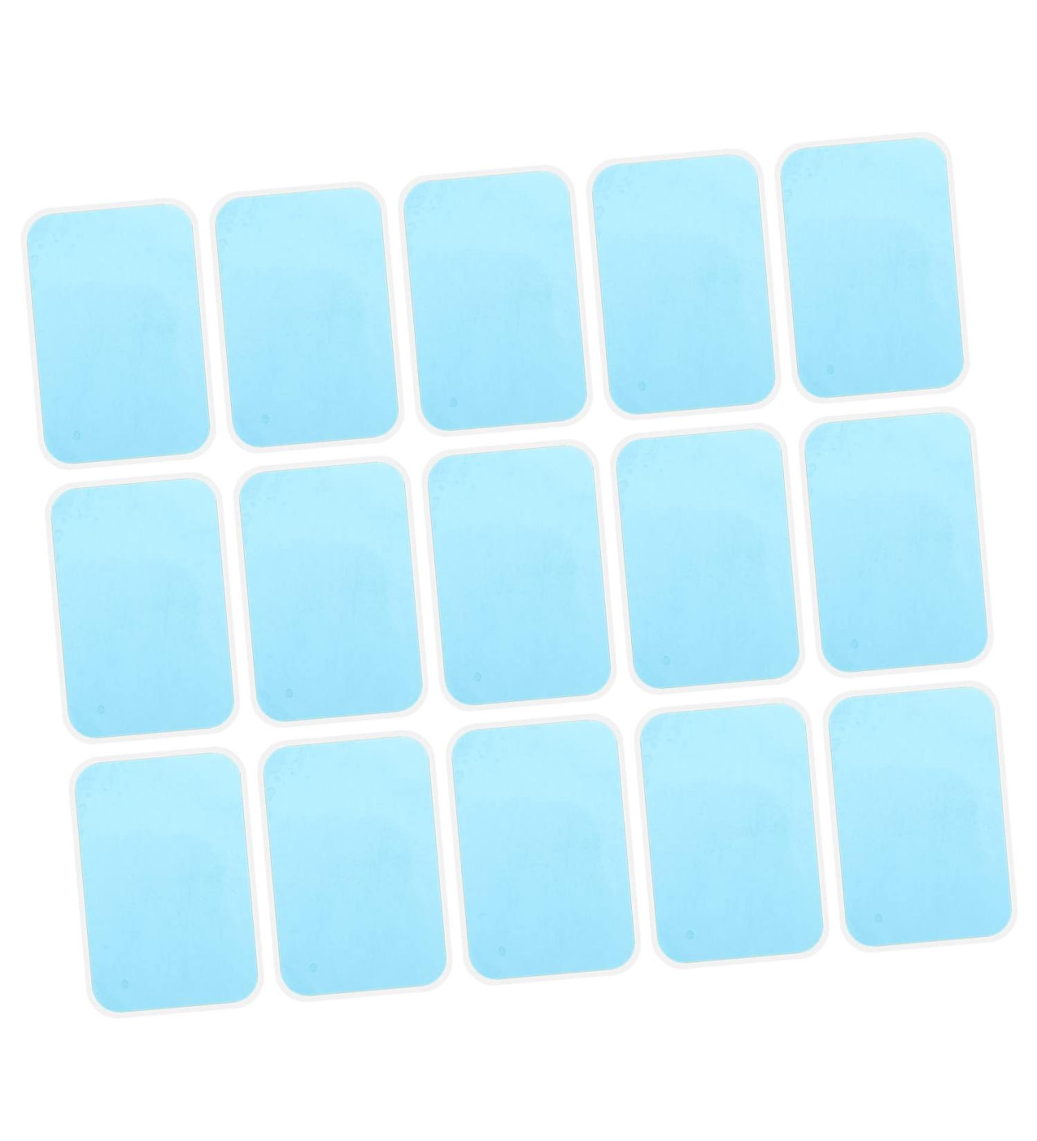 Homsfou 30 Pcs Replacement Gel Pads for Abdominal Stimulators - Super Conductive Hydrogel Pads - 6cm Adhesive Patch for Bollenoner - White - Buy Online on GoSupps.com