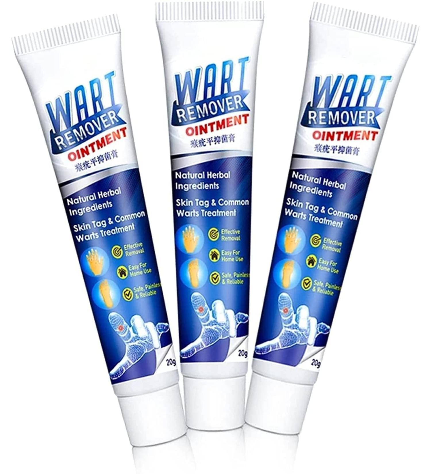 Wart Removal Body Warts Treatment Cream Foot Care Cream Skin Tag Remover Instant Blemish Removal Gel Body Treatment Ointment Without Leaving Scars and Refuse to Repeat (3Pcs) - Buy Online on GoSupps.com