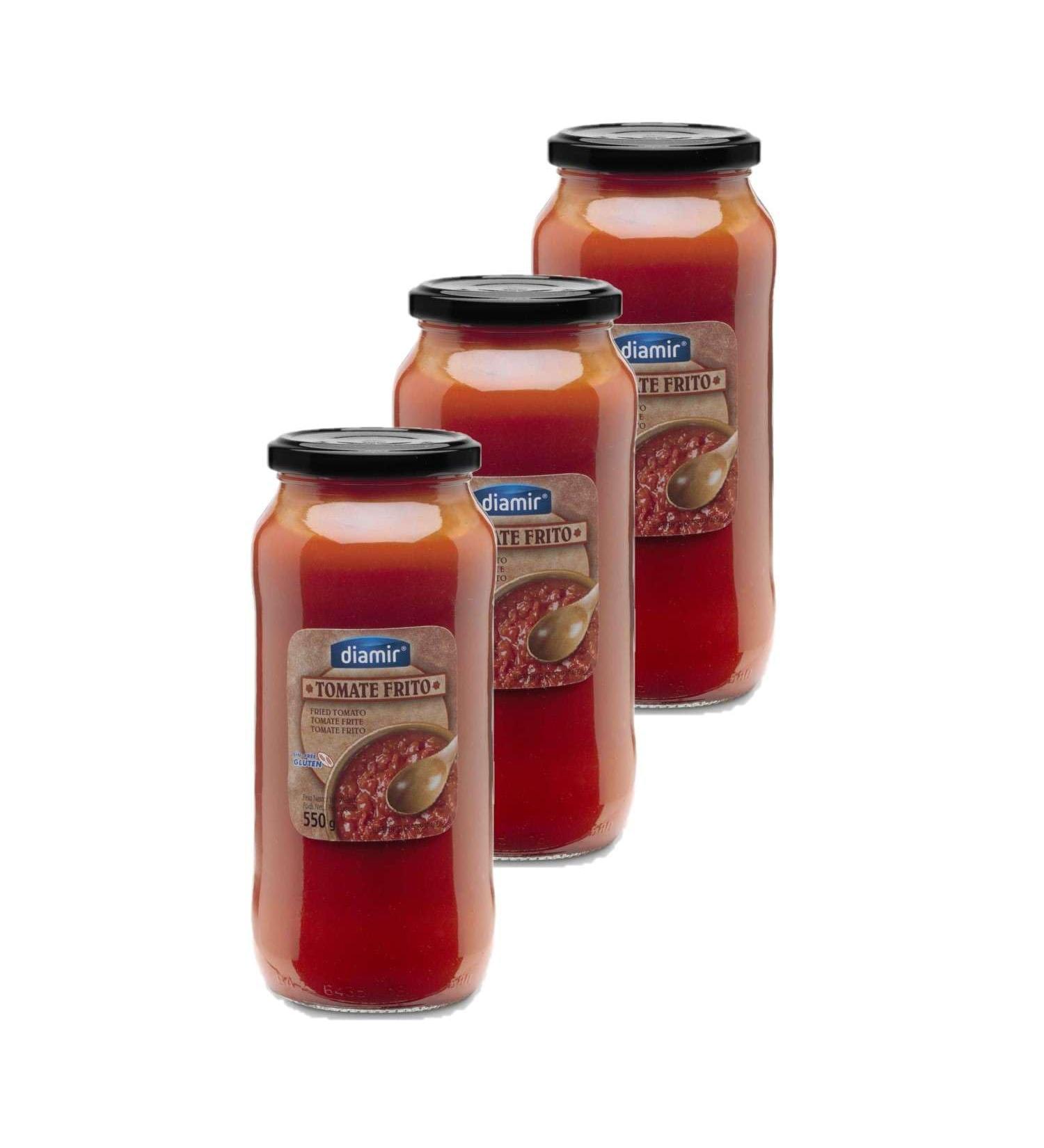 Lot 3x Tomato coulis - 550g jar