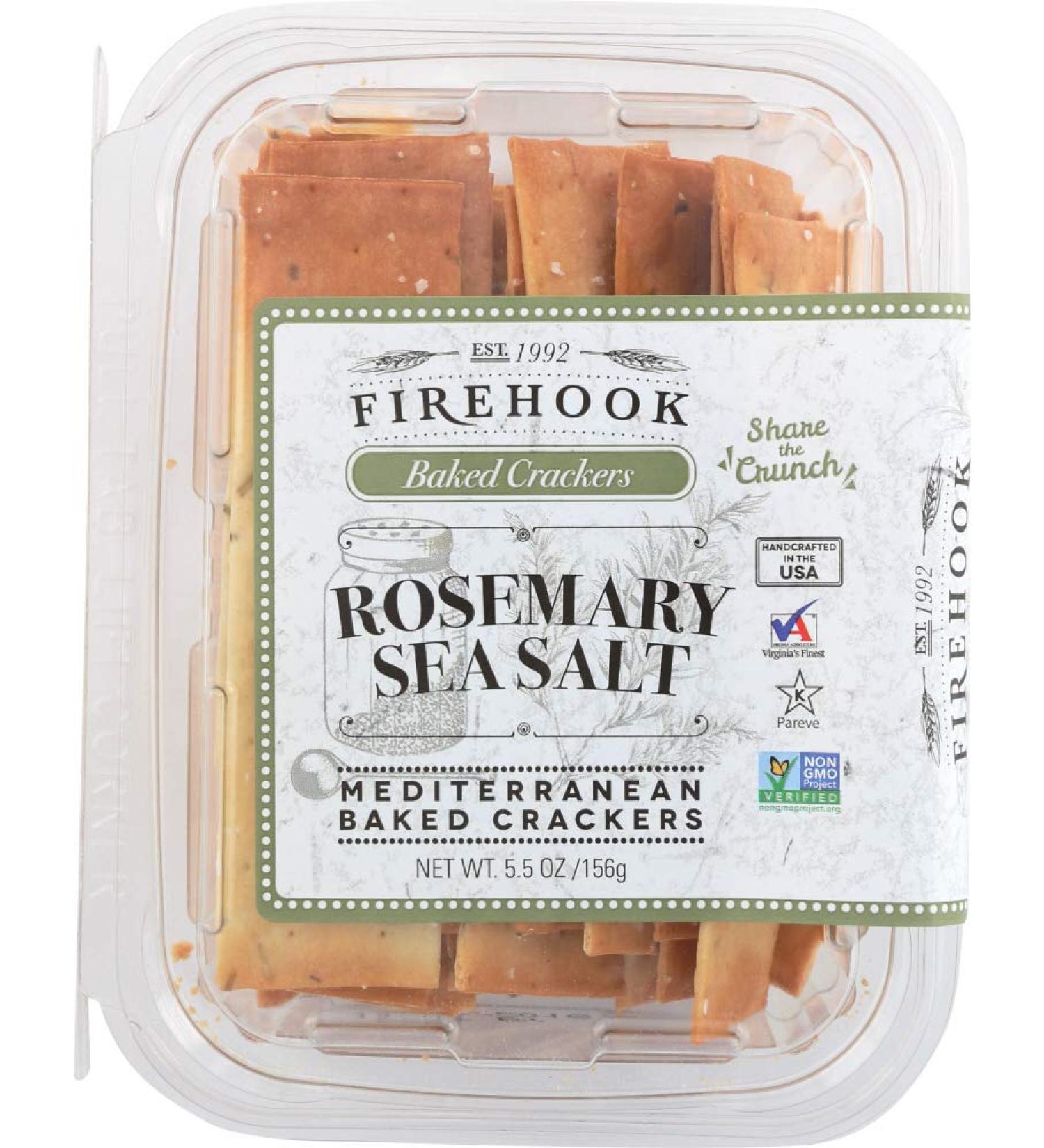 Firehook Cracker Rosemary Snack Box 5.5 Oz - Gourmet Gluten-Free Snack - Buy Online on GoSupps.com