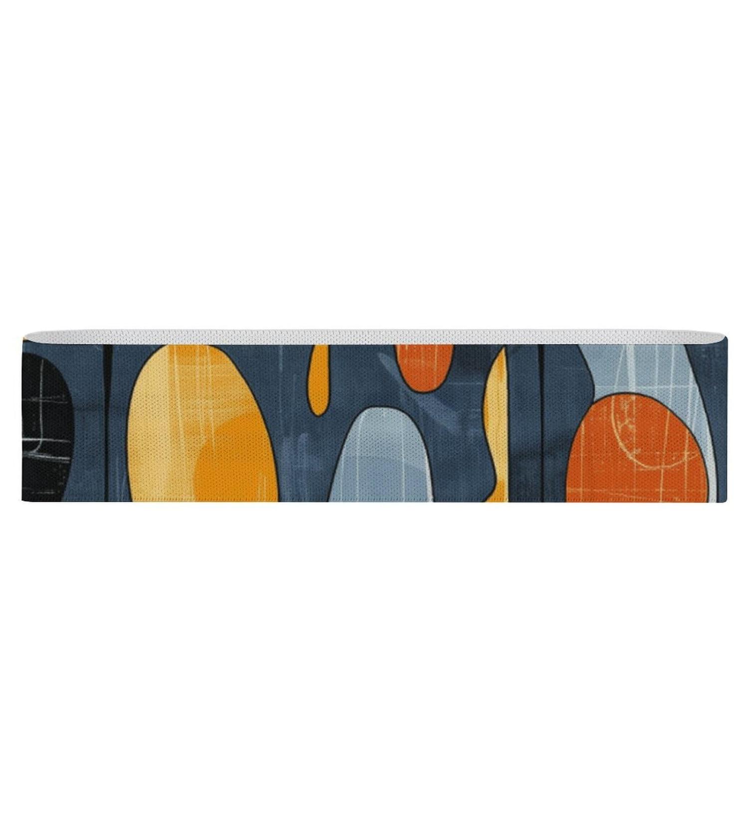 Buy High-Quality Resistance Bands - Orange & Brown Fabric Exercise Bands for Leg Workouts | International Shipping Available - Buy Online on GoSupps.com