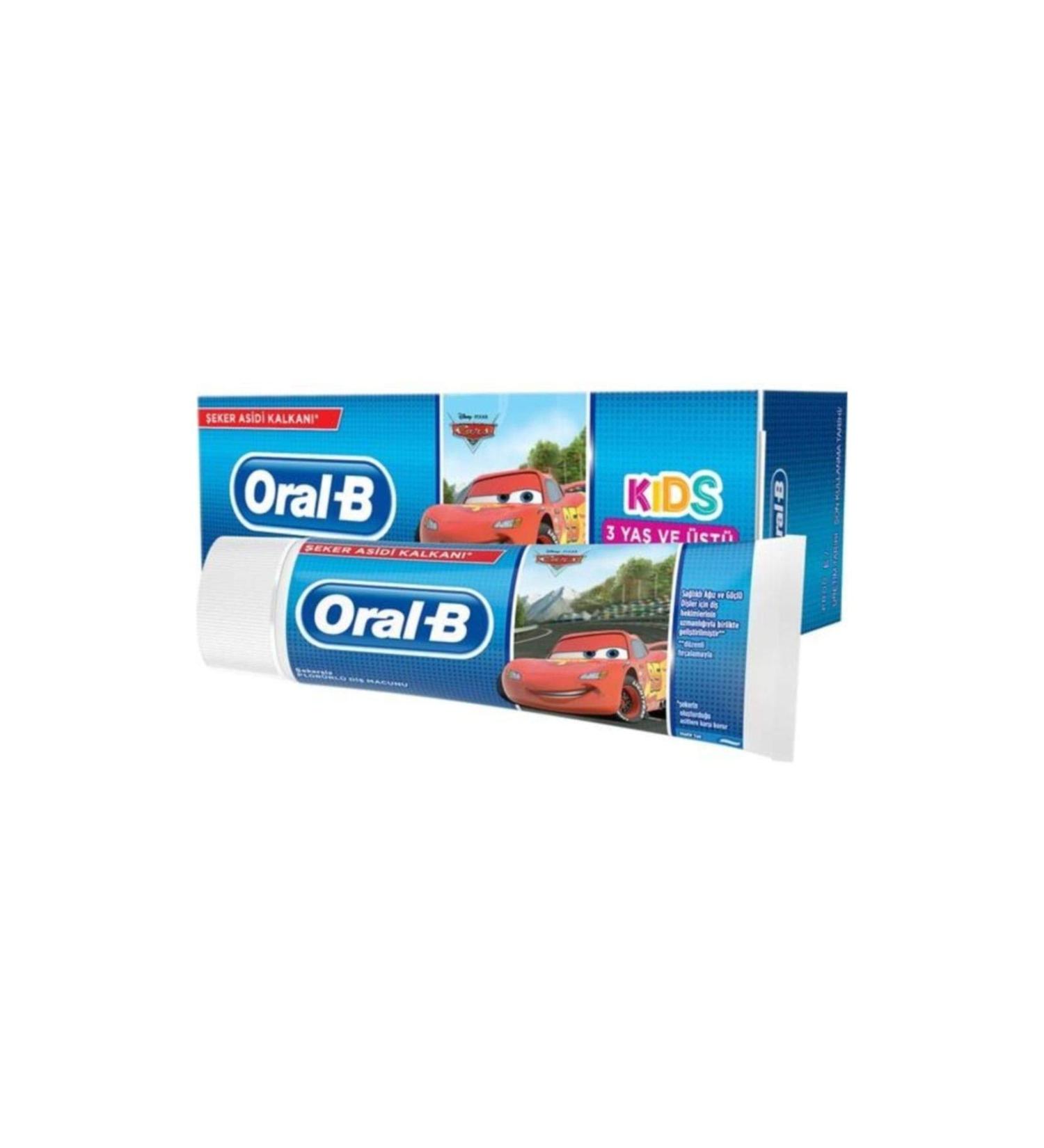 Oral-B - Children's Toothpaste 3 years - Cars 75ml - Buy Online on GoSupps.com