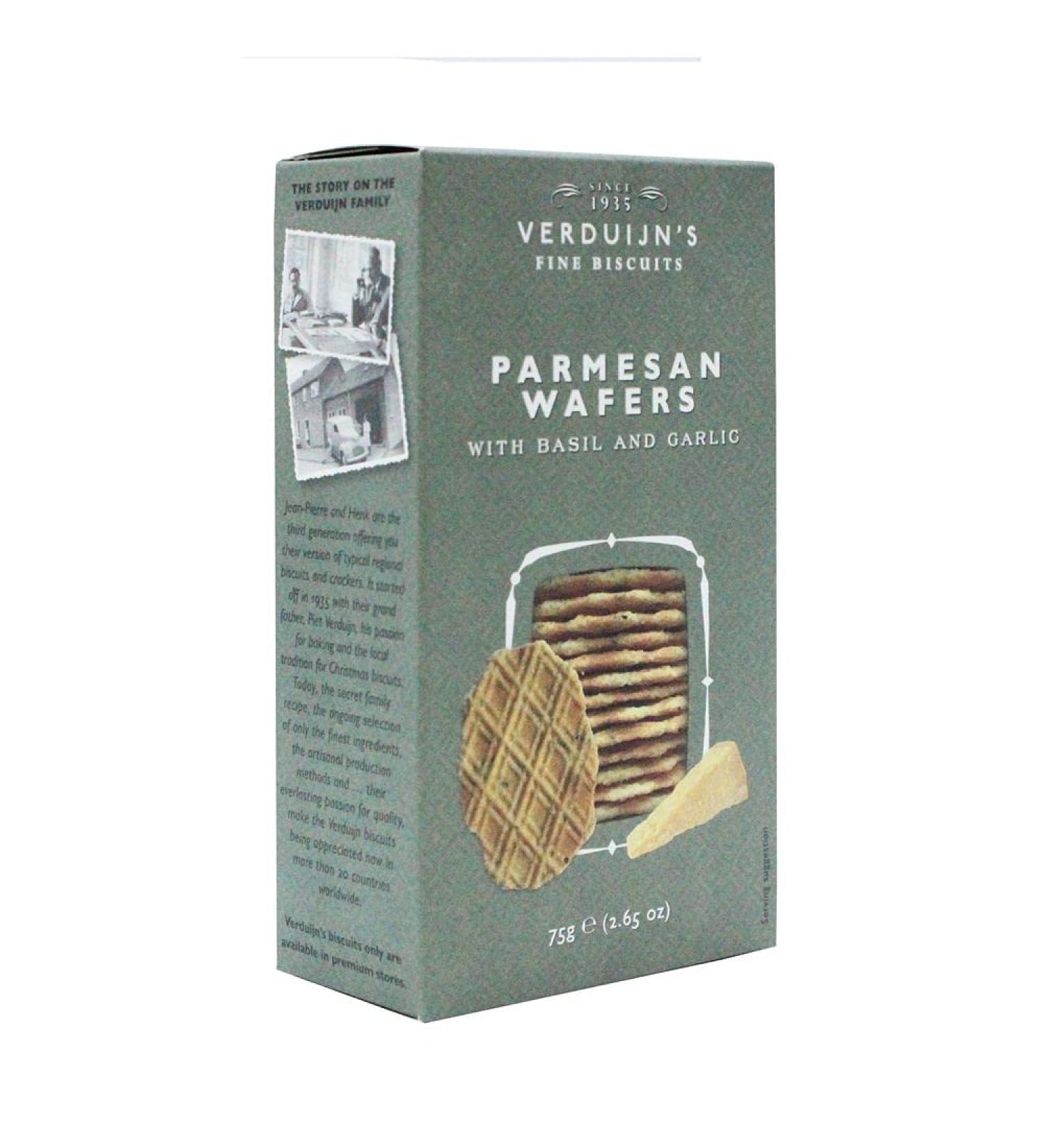 Verduijn's Parmesan Cheese Wafers with Pesto 75g