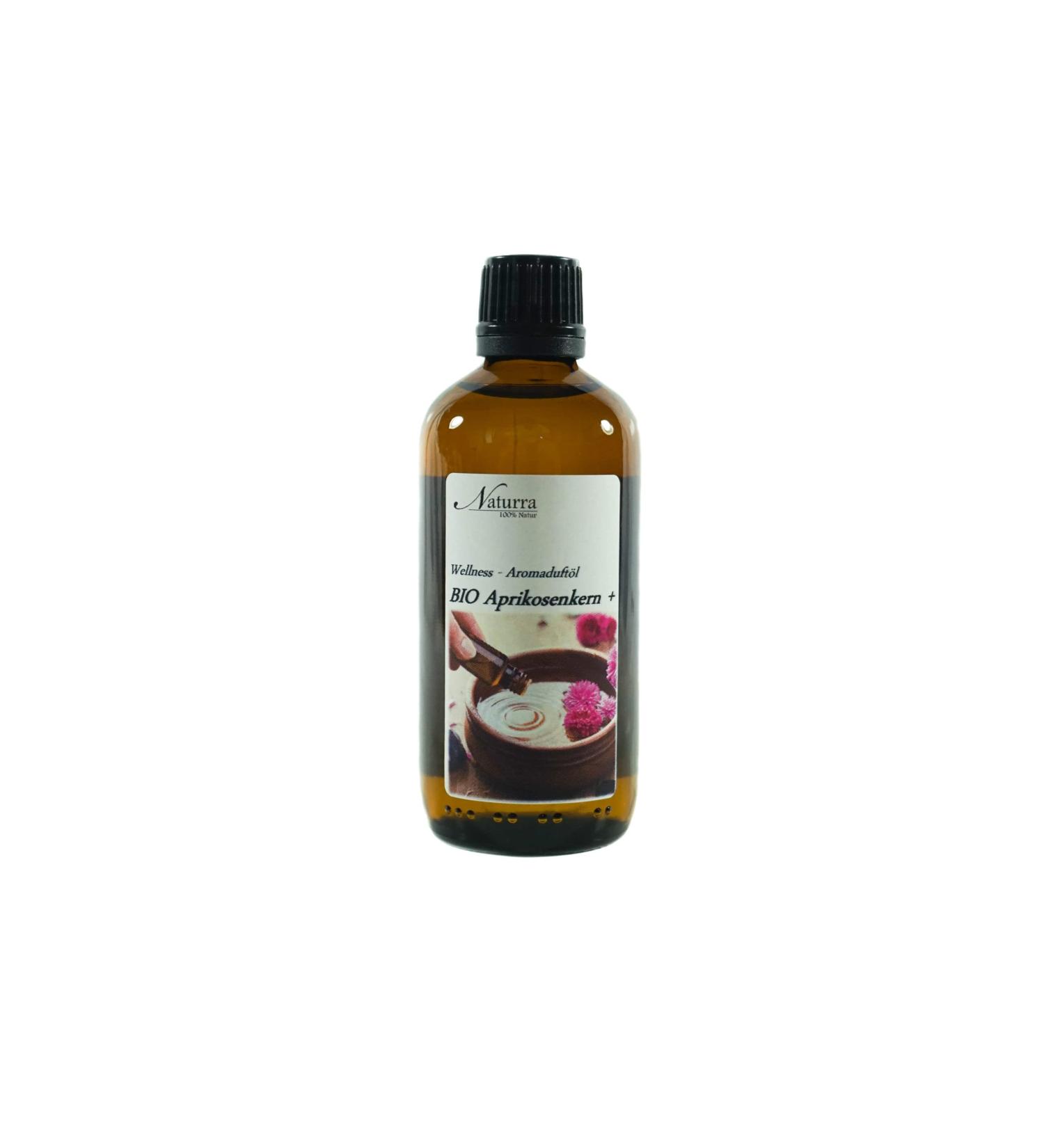 Naturra Organic Apricot Kernel Oil - 100ml Cold Pressed Essential Oil for Wellness Body and Aromatherapy | Zingiber Ginger Natural Cosmetics - Buy Online on GoSupps.com
