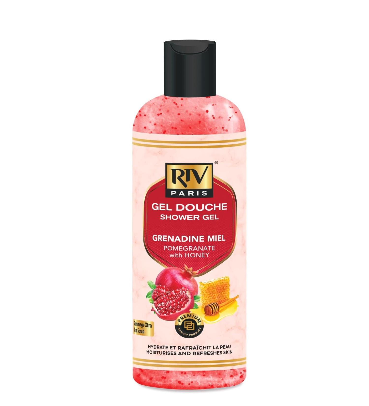 RIV Paris Shower Gel Scrub Grenadine Honey - 1000 ml