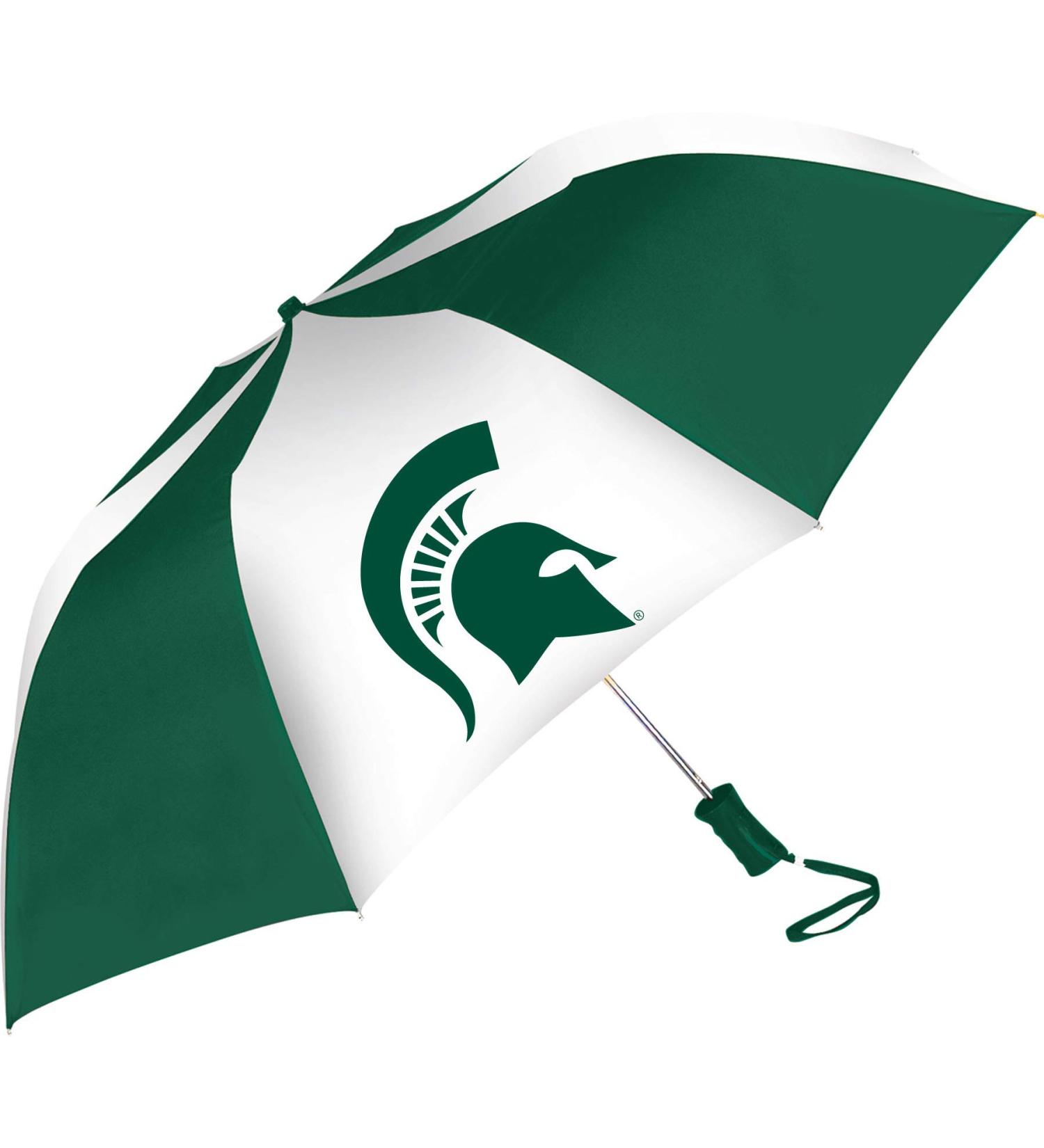 Storm Duds Michigan State Spartans Sporty Two-Tone Umbrella