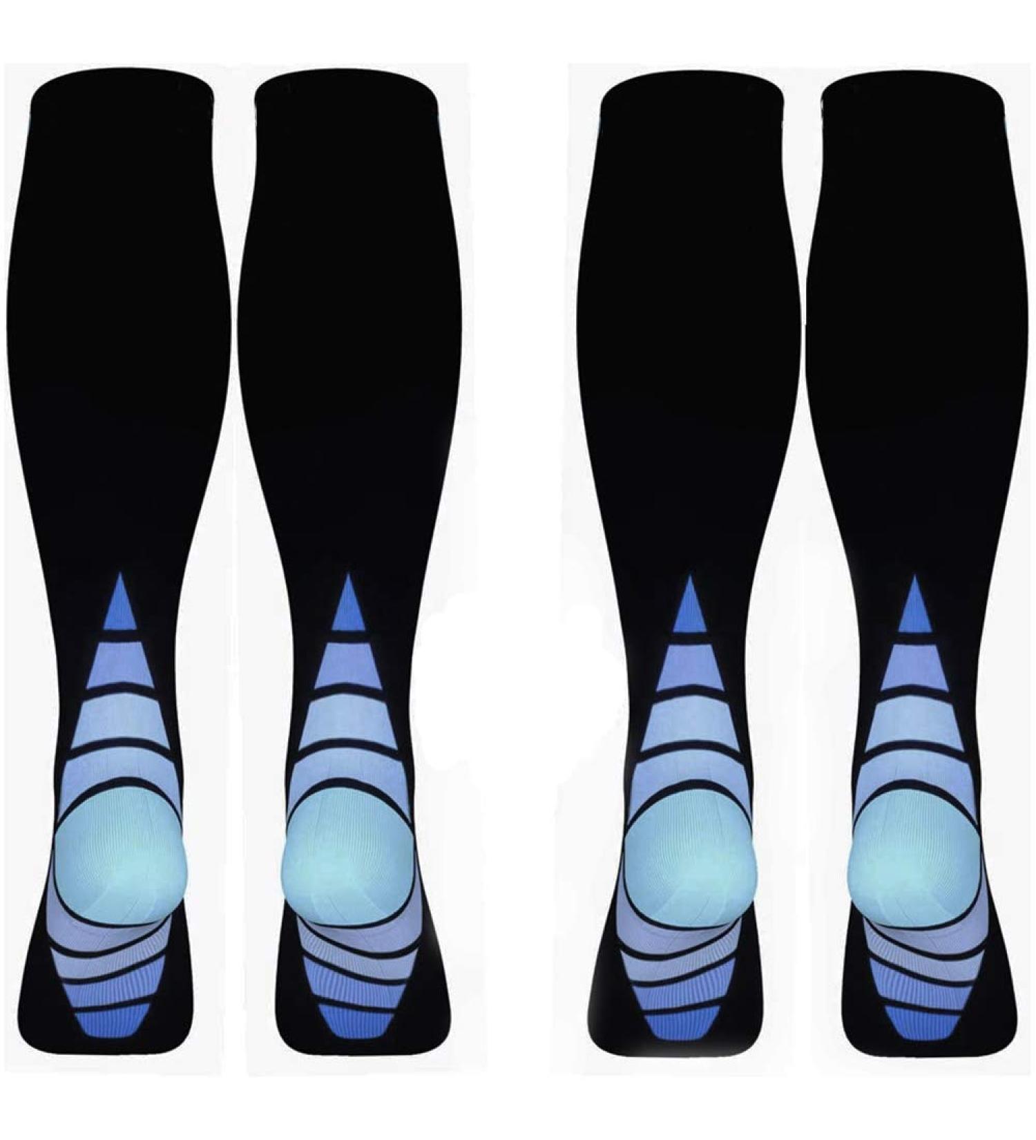 Uberming 2 Couple Compression Stockings | Sport Compression Socks for Men & Women | Support Socks for Flight Pregnancy Nursing & Running - L/XL - Buy Online on GoSupps.com