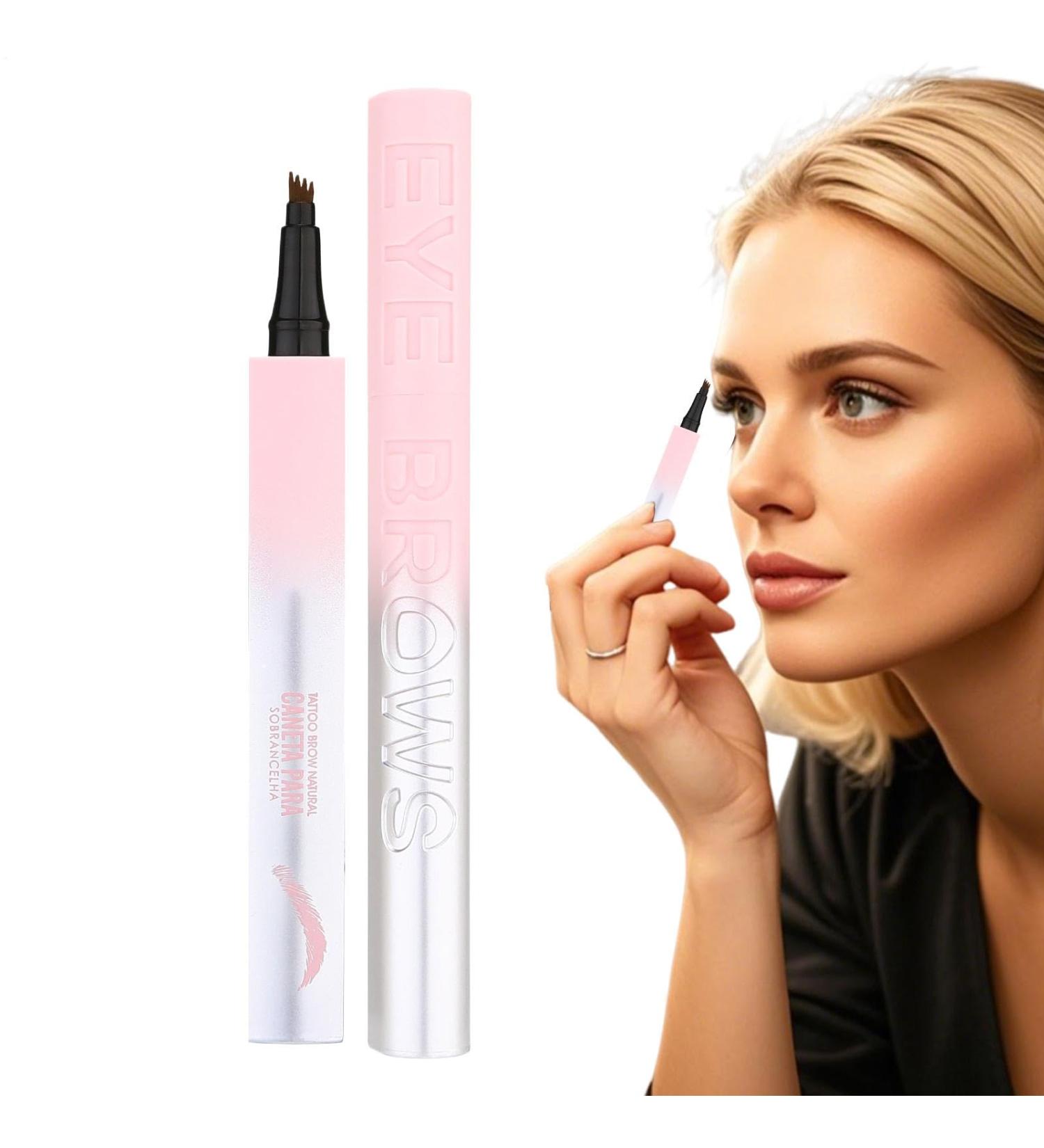 Eyebrow Pen for Women Waterproof Eyebrow Pen Contour Pen with 4 Points for Womens Gathering Cosmetics for Women for Women - Buy Online on GoSupps.com