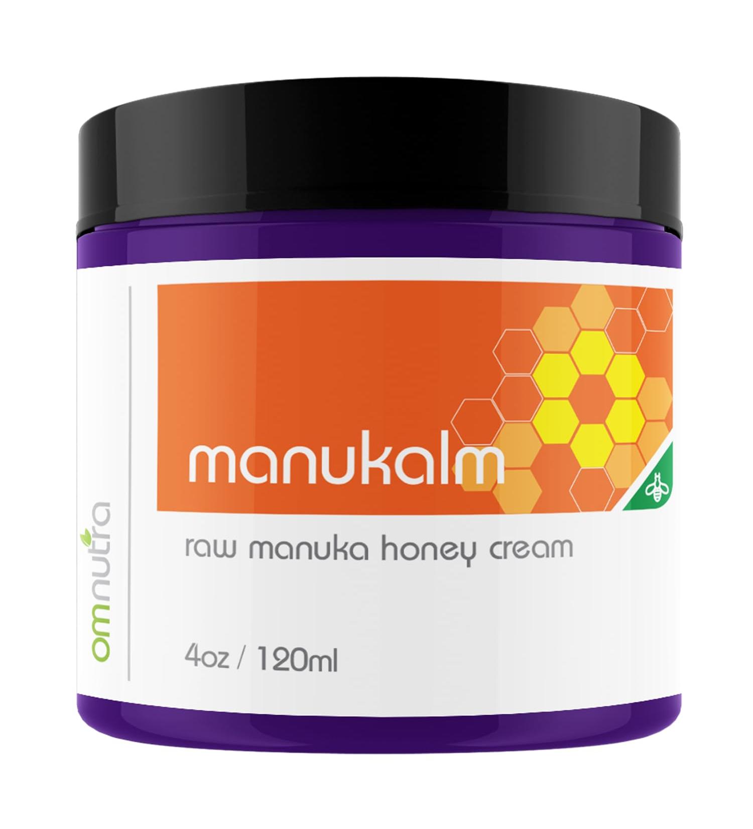 Buy New Zealand Manuka Honey Cream 4OZ - UMF 15+ Medical Grade Ointment for Eczema Psoriasis & Rosacea Care - With Colloidal Oatmeal - Buy Online on GoSupps.com