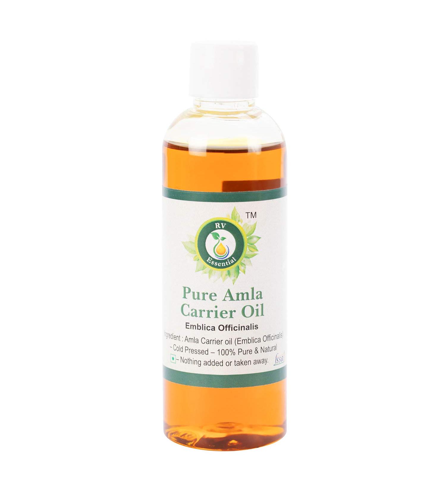 Buy RV Essential Pure Amla Oil 100ml - 100% Pure & Natural Emblica Officinalis for Healthy Skin & Hair | International Shipping Available - Buy Online on GoSupps.com