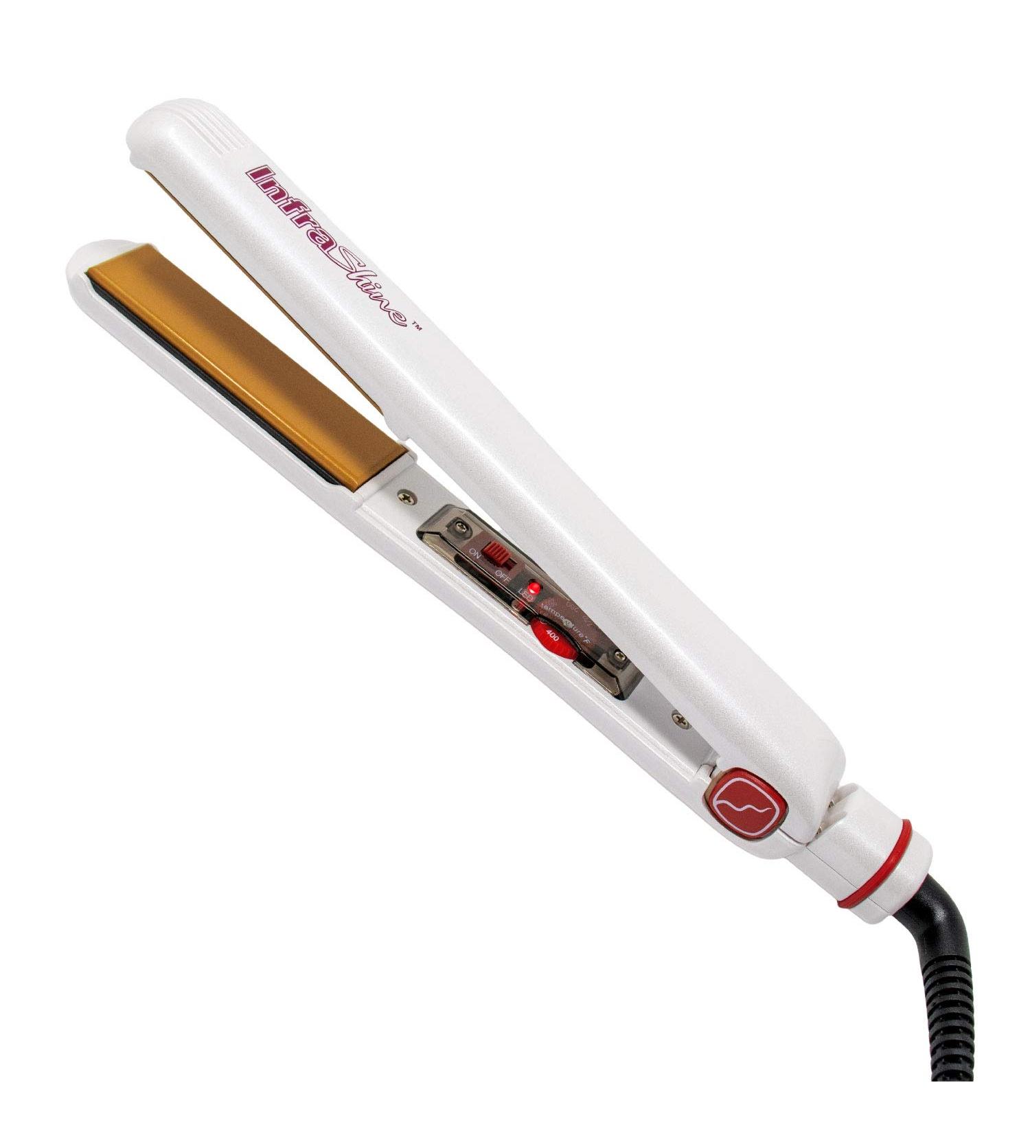 Redline Professional 1 Flat Iron - White Hair Straightener for Effortless Styling | International Shipping Available - Buy Online on GoSupps.com