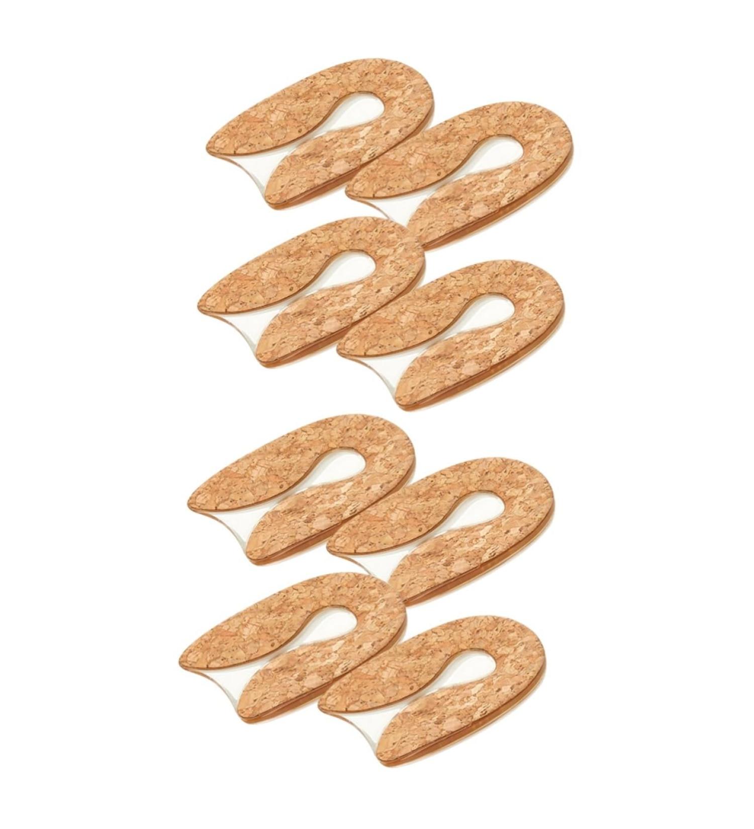 Buy Gatuida 4 Pairs Transparent Heel Pads - Comfortable PU Miss Coasters for All Shoe Types - International Shipping Available - Buy Online on GoSupps.com