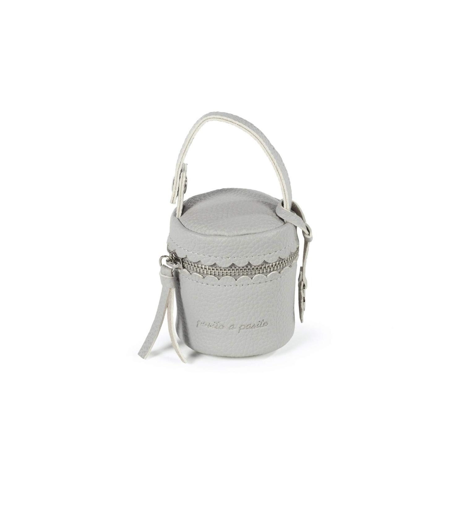 Pasito a Pasito 74099-PV18 Grey Pacifier Bag | Stylish & Functional Baby Essentials | International Shipping Available - Buy Online on GoSupps.com