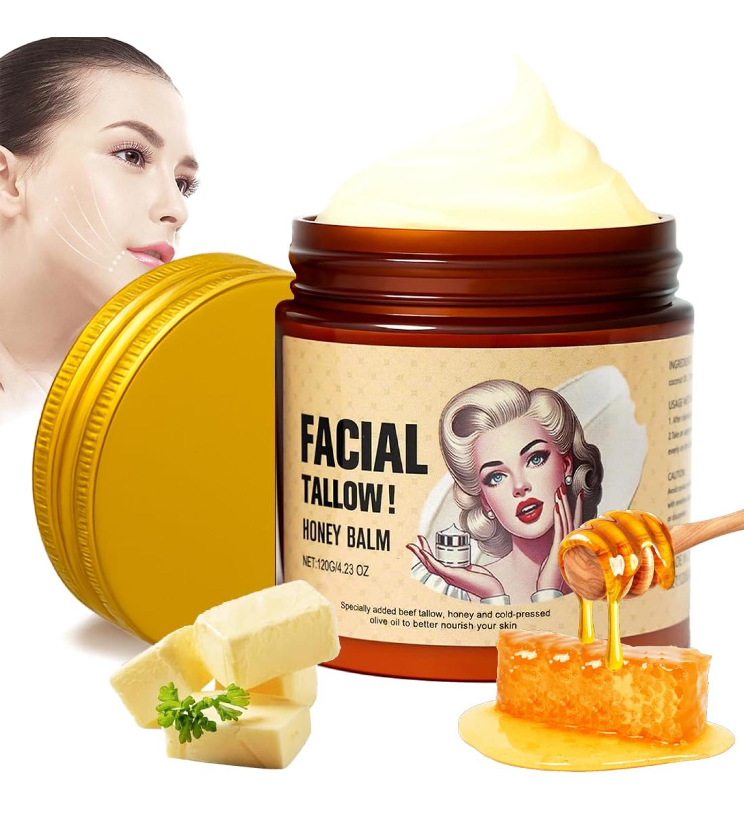  HONGECB Talg organic skincare beef sebum sebum cream beef tallow beef tallow cream beef tallow cream beef balm face and body skincare whipped cream - Buy Online on GoSupps.com