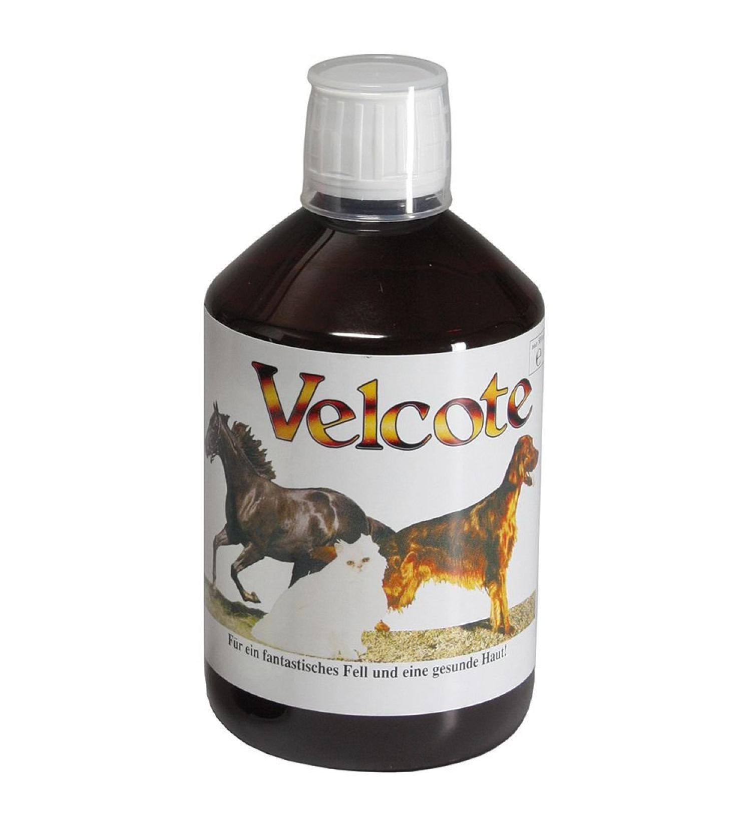 GRAU Original Velcote Cold-Pressed Oil with Essential Omega-3 and Omega-6 Fatty Acids to Support Fur Change Pack of 1 (1 x 250 ml) Feed Supplement for Dogs and Cats