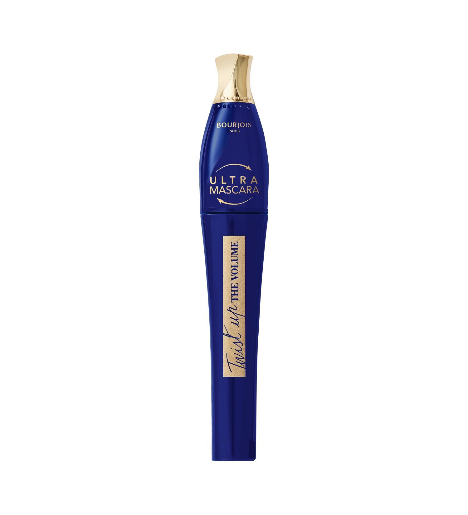 Bourjois Twist Up The Volume Blue Mascara 2-in-1 Transformable Brush for Volume and Length Holds up to 24 Hours Waterproof Clump-Free Non-Dripping Ophthalmologist Tested 8 ml - Buy Online on GoSupps.com
