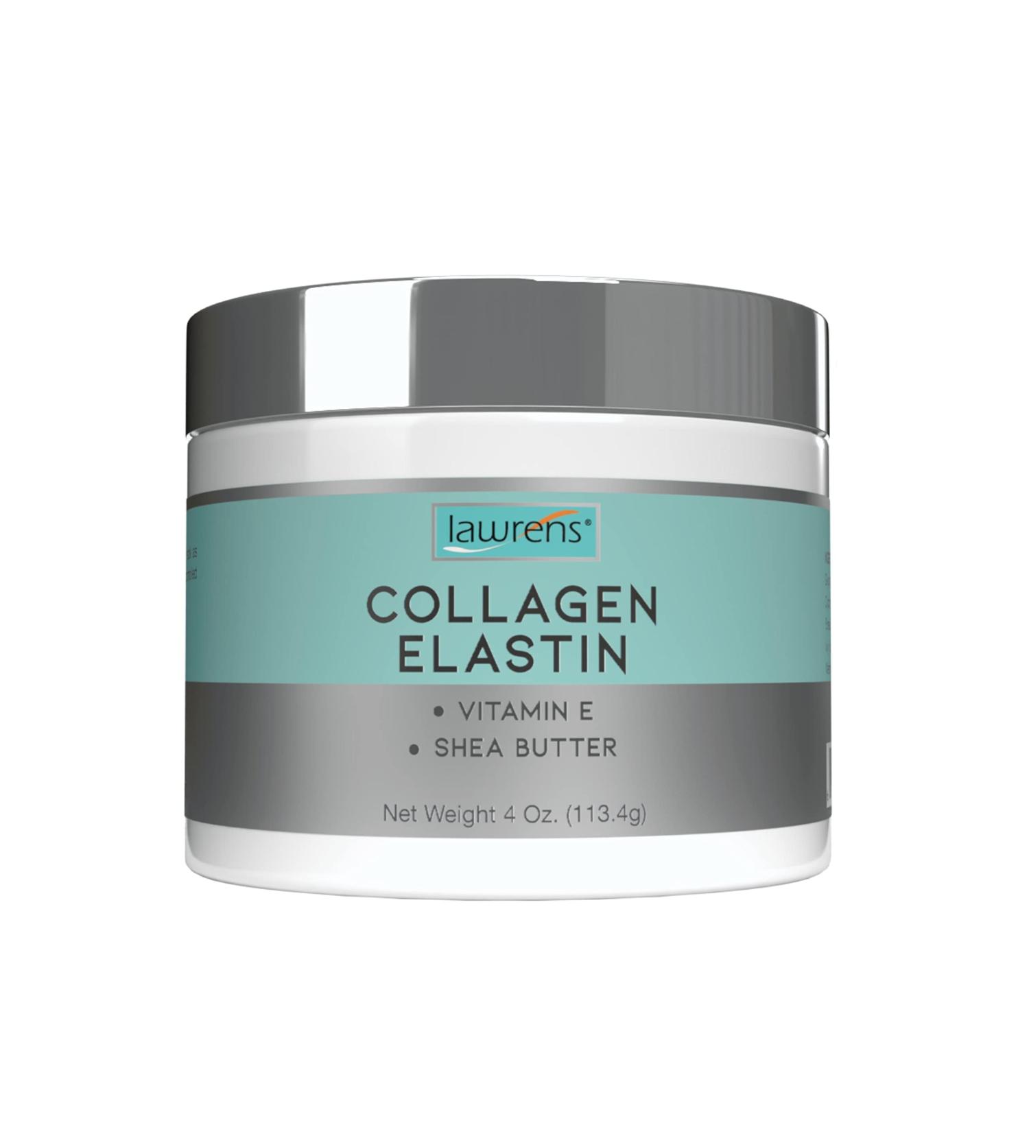 Lawrens Collagen Elastin Cream with Vitamin E & Shea Butter - Hydrating & Firming Cosmetics - Buy Online on GoSupps.com