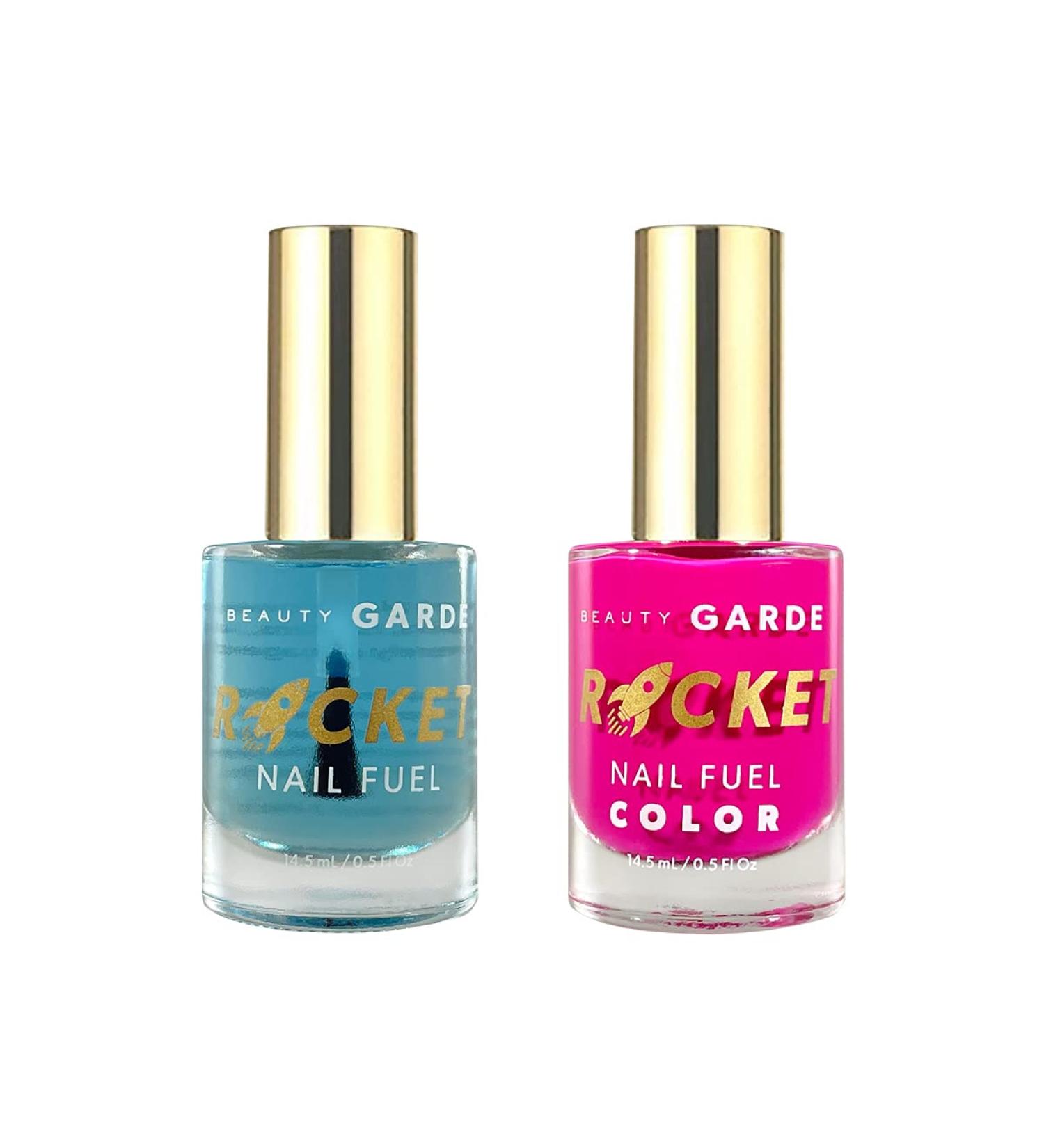 BeautyGARDE Rocket Nail Fuel and Polish Duo - Nail Strengthener & Growth Treatment - 7-Free Nonie Cr me Polish - 1 oz - Buy Online on GoSupps.com