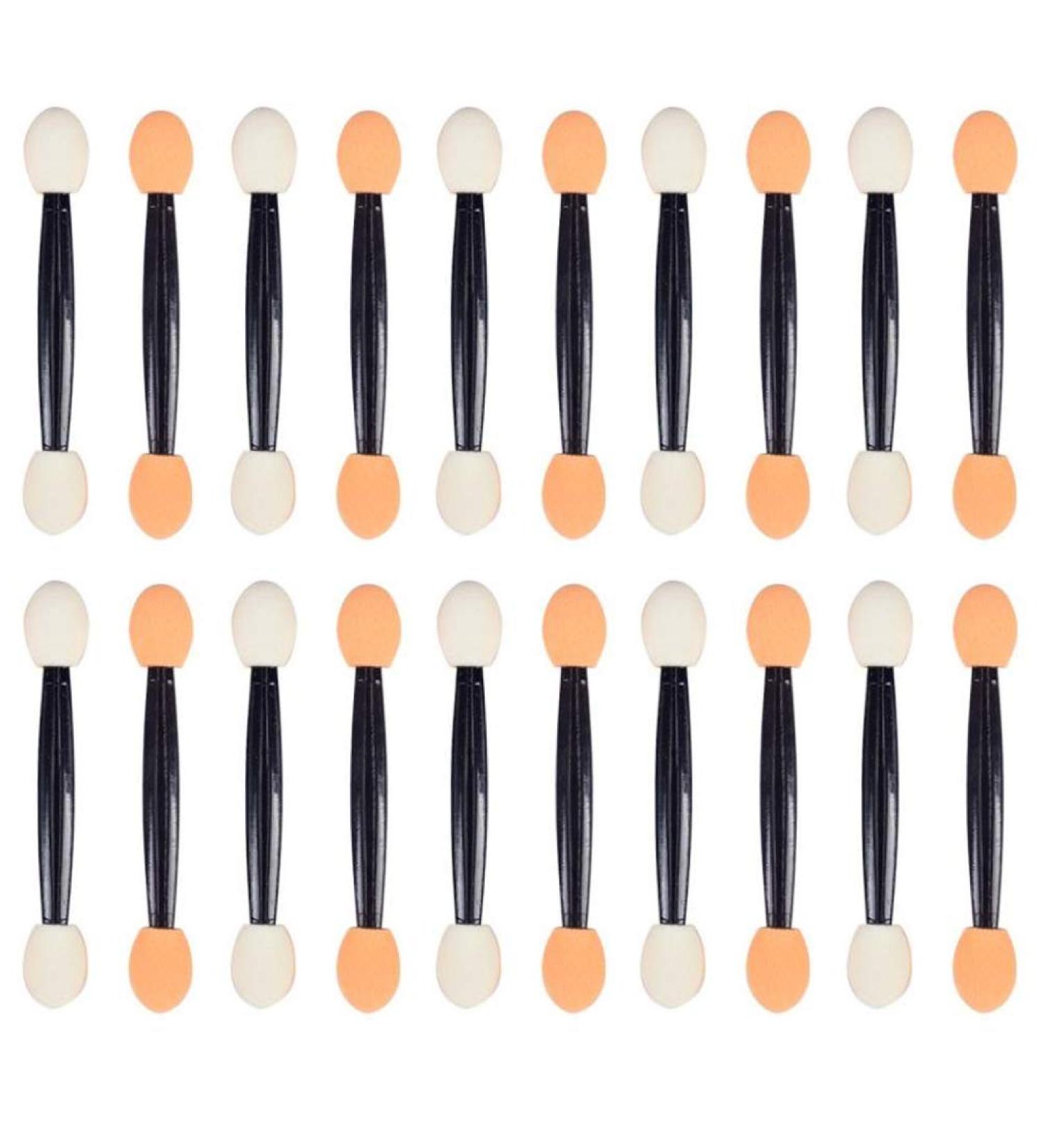 Luxxii 20 Pack Dual Sided Eyeshadow Applicator Brush Sponge Tipped Makeup Tool - Buy Online on GoSupps.com