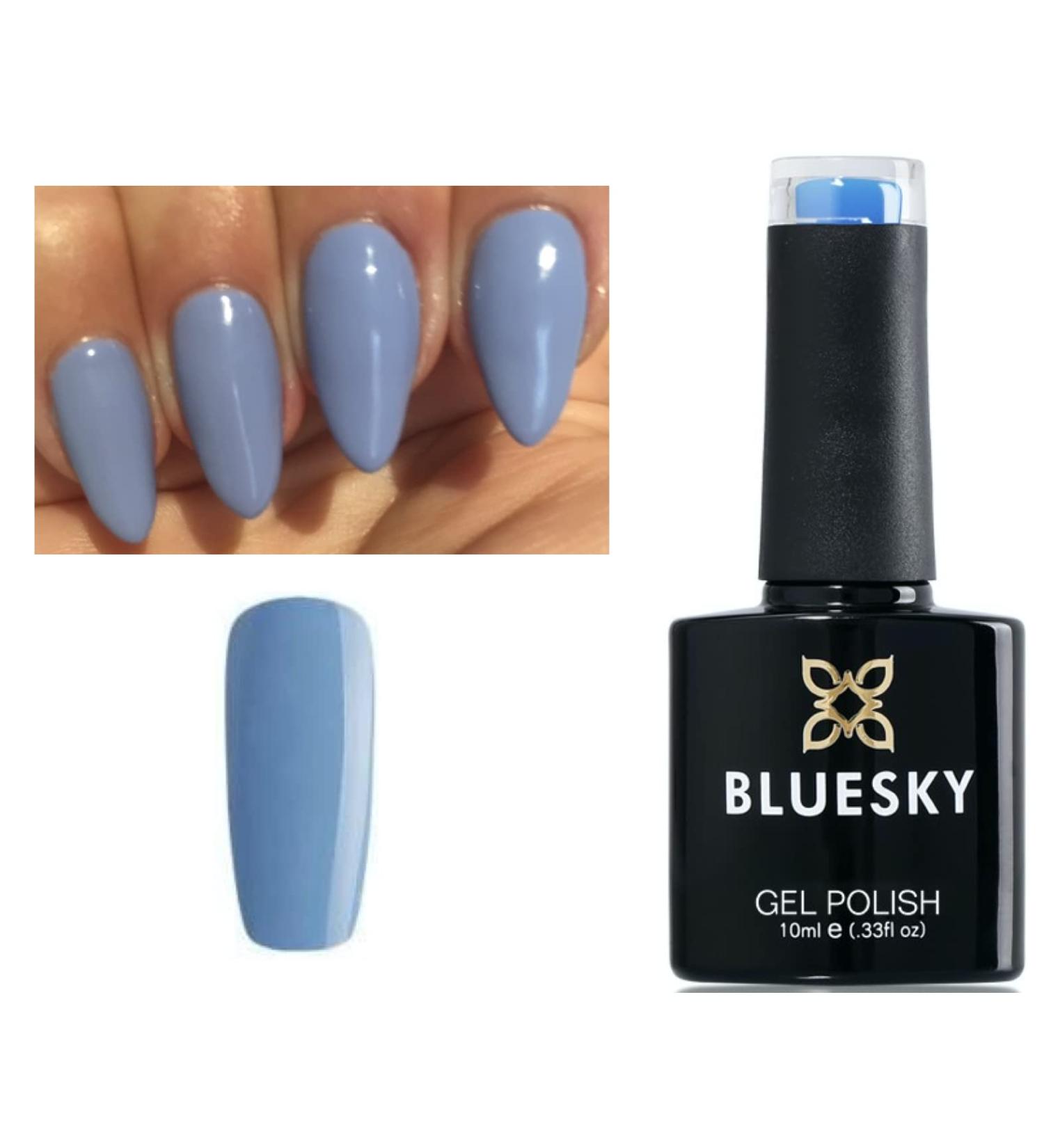 Bluesky Gel Polish Blue Lilac SUMMER Meet My Prince Light Blue Lilac Nail UV LED Soak Off 10ml - Buy Online on GoSupps.com