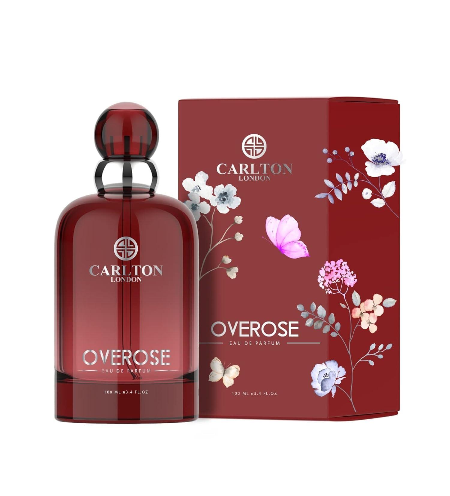 Ckerlton London Women OveRose Edp Liquid Perfume With Vanilla Rose And Sandalwood -100Ml | Enchanting Floral & Sweet Long Lasting Fragrance Scent - Buy Online on GoSupps.com