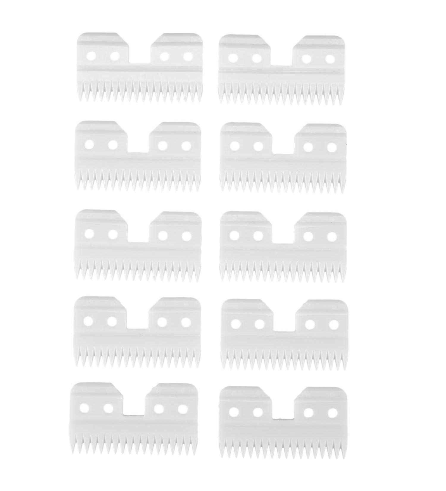 BEAUY 10Pcs/Lot Replaceable Ceramic 18 Teeth Pet Ceramic Clipper Cutting Blade for Oster A5 Series - Buy Online on GoSupps.com