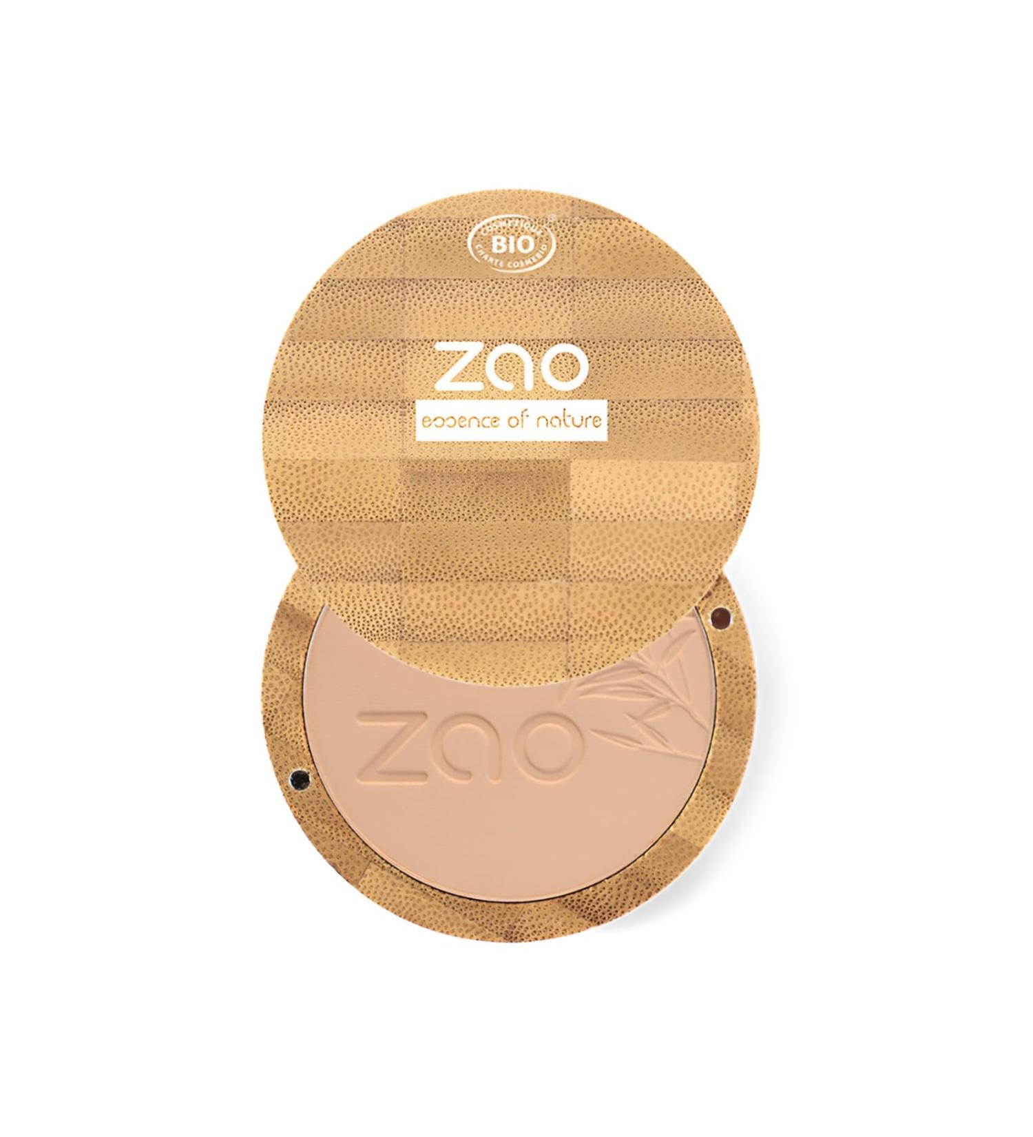 Buy Zao Vegan Compact Powder 9g - Natural Opaque & Matte - Refillable No. 303 Apricot Beige | Eco-Friendly Beauty - Buy Online on GoSupps.com