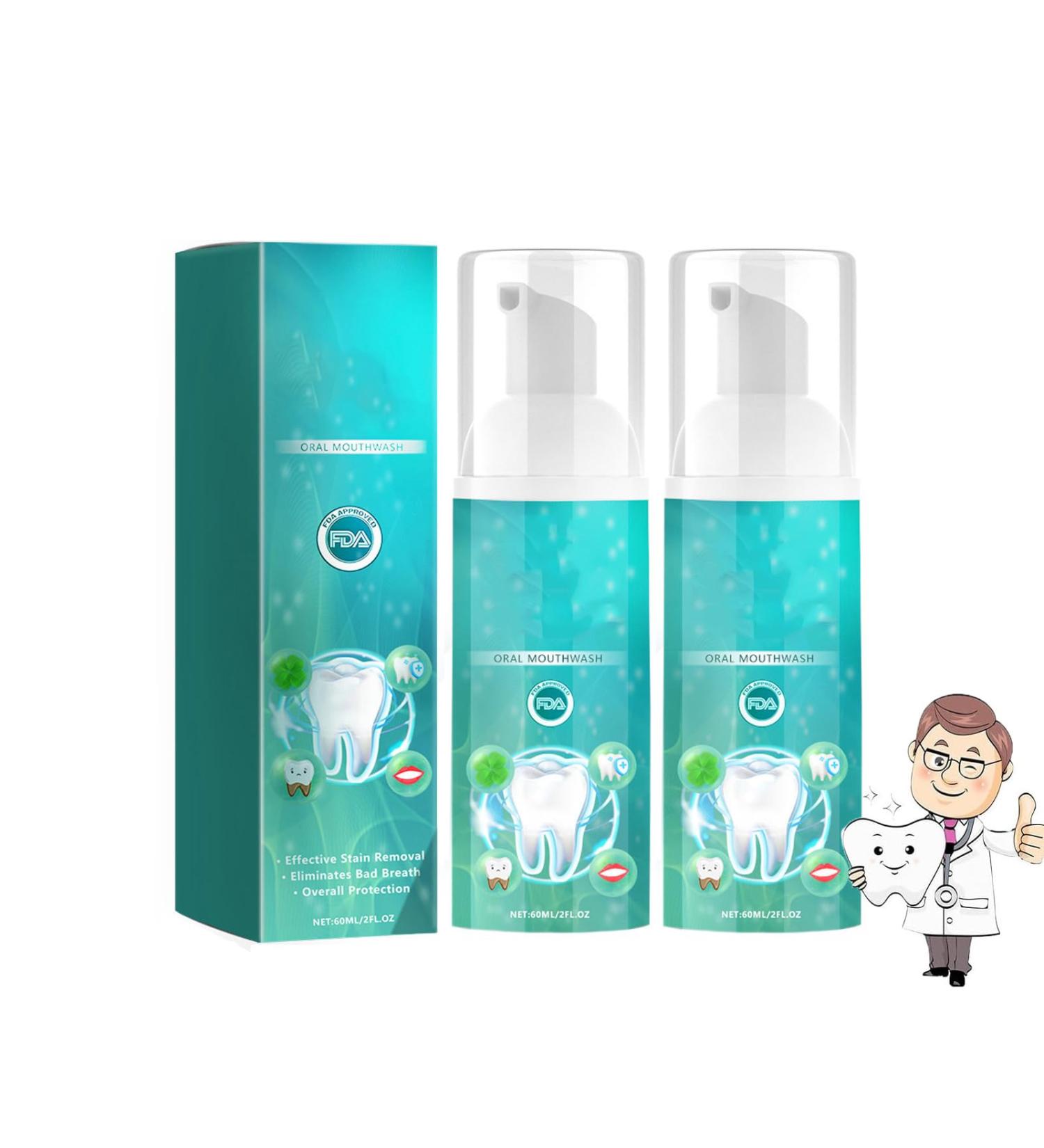 Furzero Smartsmile & Awzlove Teeth Total Care Mouthwash - Fresh Breath & Whitening - 2PCs - International Shipping - Buy Online on GoSupps.com