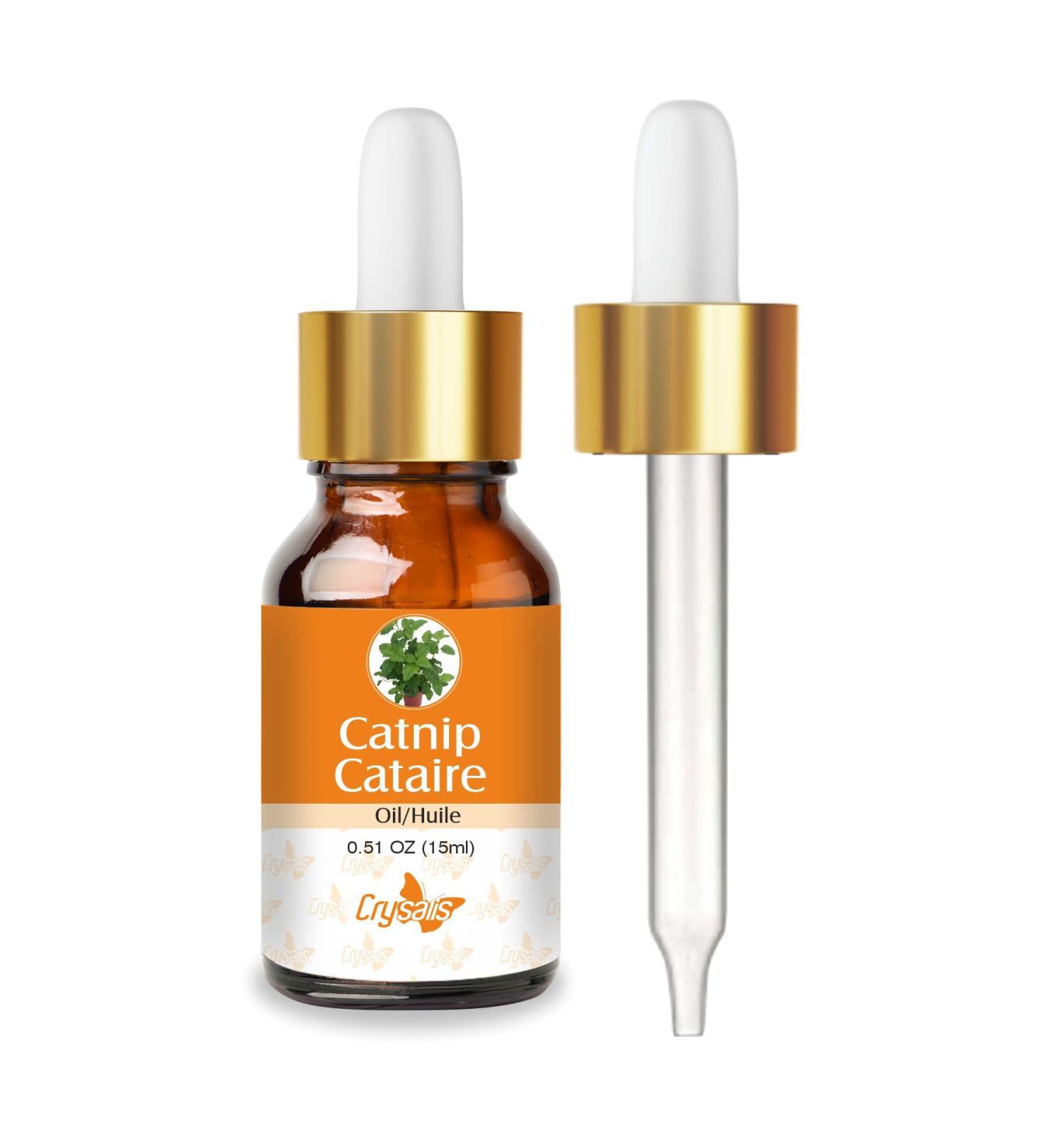 Crysalis Catnip (Nepeta cataria) Oil - 0.51 Fl Oz (15ml) - Buy Online on GoSupps.com