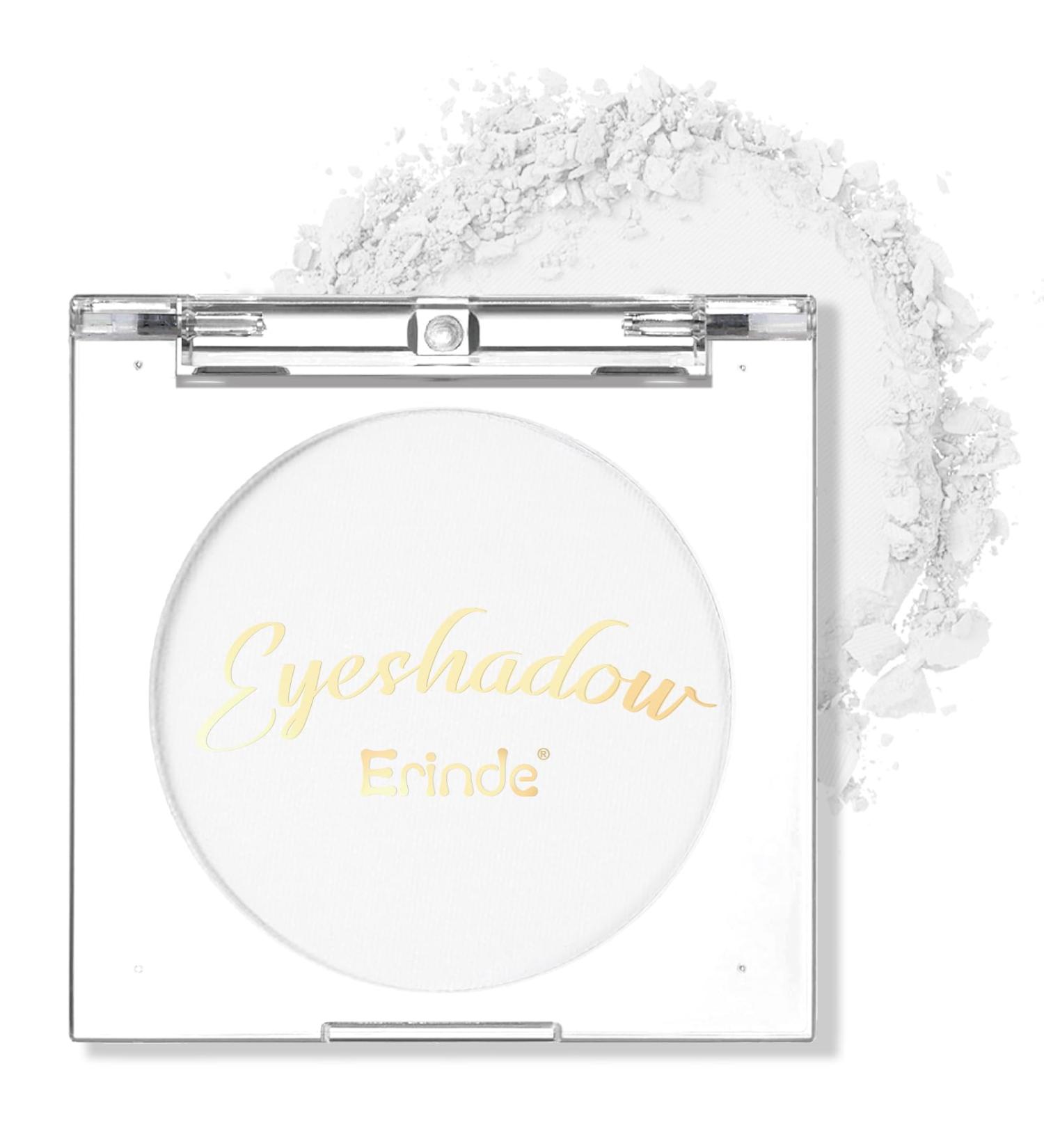 Erinde Single White Eyeshadow Palette | Nude Tones Matte & Waterproof | Highly Pigmented Long-Lasting Eye Makeup 302 White - Buy Online on GoSupps.com