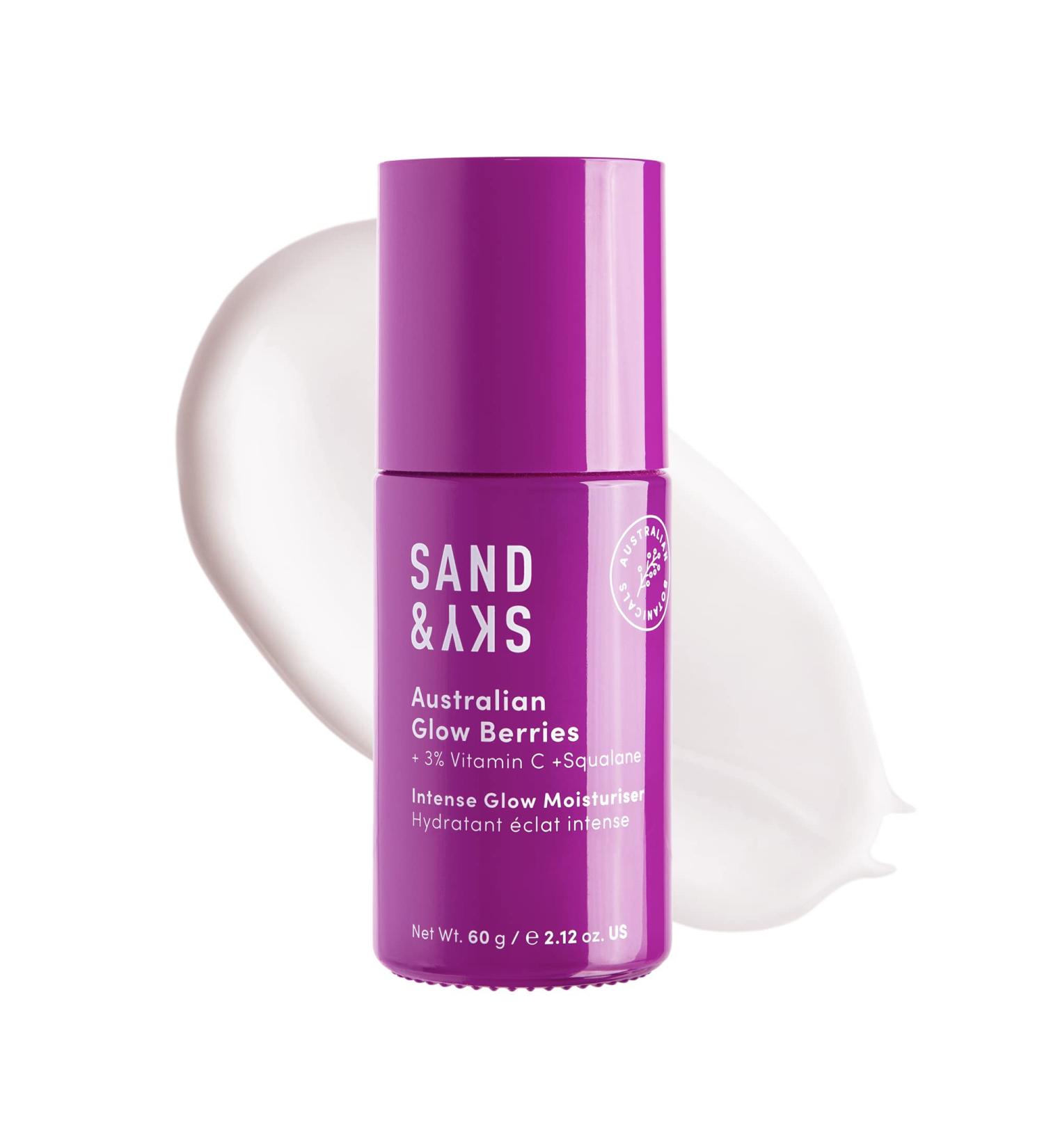 Buy Sand & Sky Australian Glow Berries Intense Glow Moisturizer - Brightening Vitamin C Cream for Hydrated Skin Collagen Boost & Wrinkle Reduction | Kakadu Plum & Vegan Squalane - Buy Online on GoSupps.com