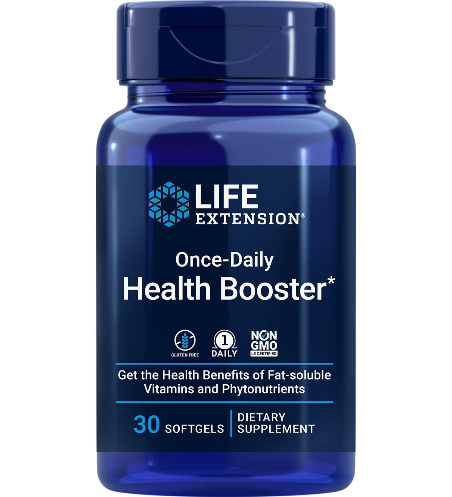 Life Extension Once-Daily Health Booster - 30 Softgels for Vitality & Wellness - Buy Online on GoSupps.com