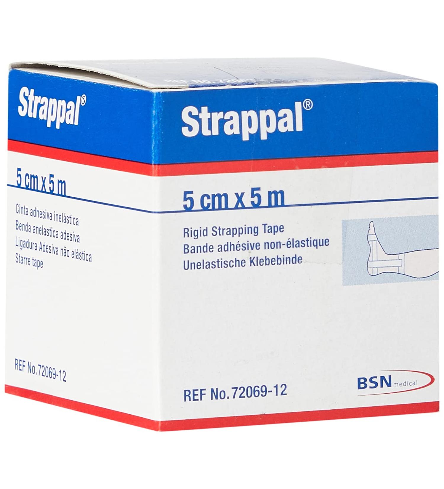 BSN Medical Strappal Zinc Oxide Strong Sports Support Tape 5cm x 5m - Buy Online on GoSupps.com
