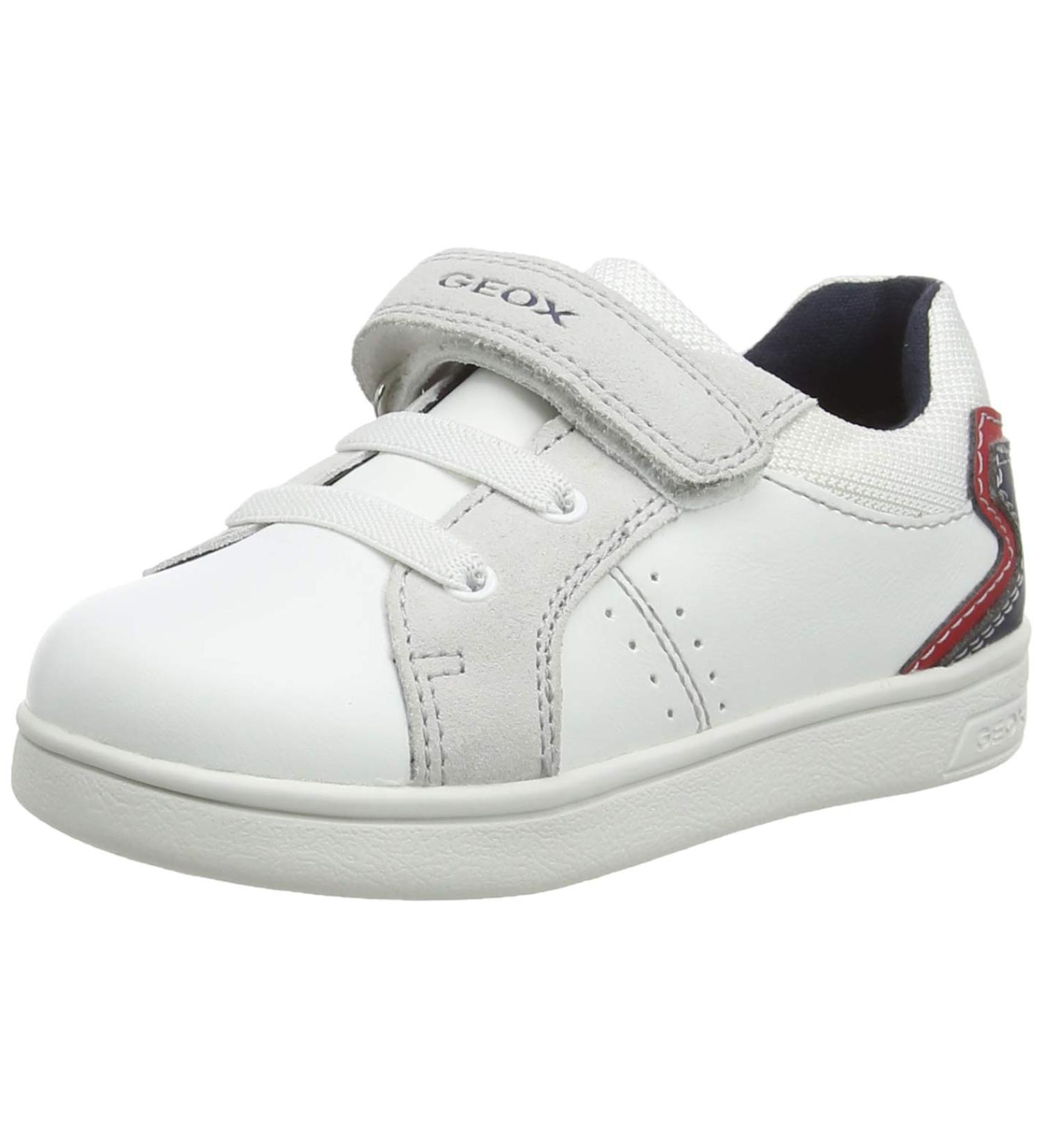Geox Baby Boy's B Djrock Sneakers - White Navy, Size 7.5 UK Child - Buy Online on GoSupps.com