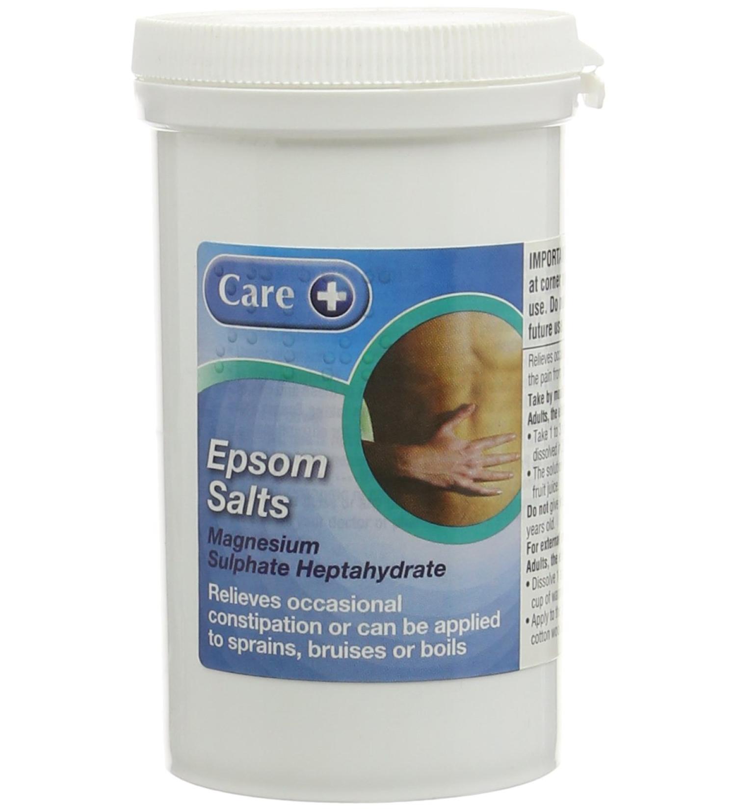 300g Pack of 1 CARE Epsom Salts - Natural Muscle Relaxation and Detoxification - Buy Online on GoSupps.com