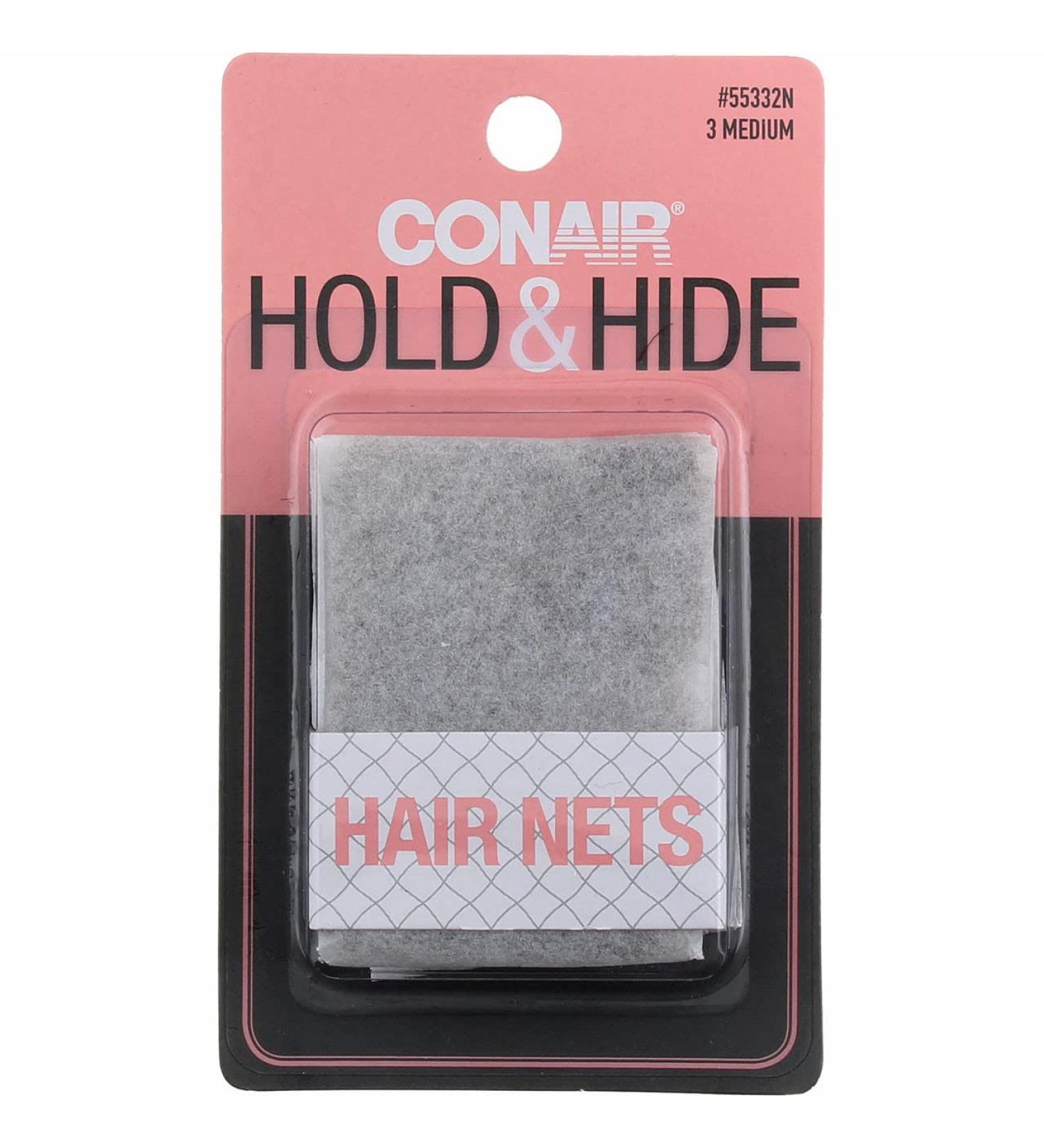 Conair 55332 3 Piece Brown Hair Net - 0.3 oz | Keep Hair Secure & Stylish - Buy Online on GoSupps.com