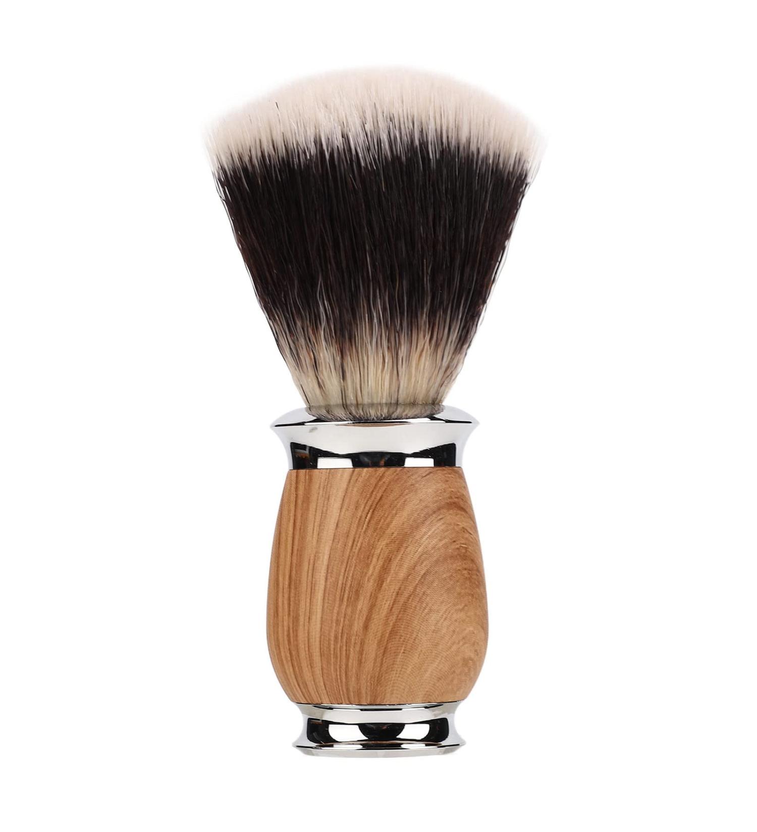 Men's Handmade Shaving Brush - Professional Wet Shaving Brush with Wooden Handle | Perfect for Beard & Safety Razor - Buy Online on GoSupps.com