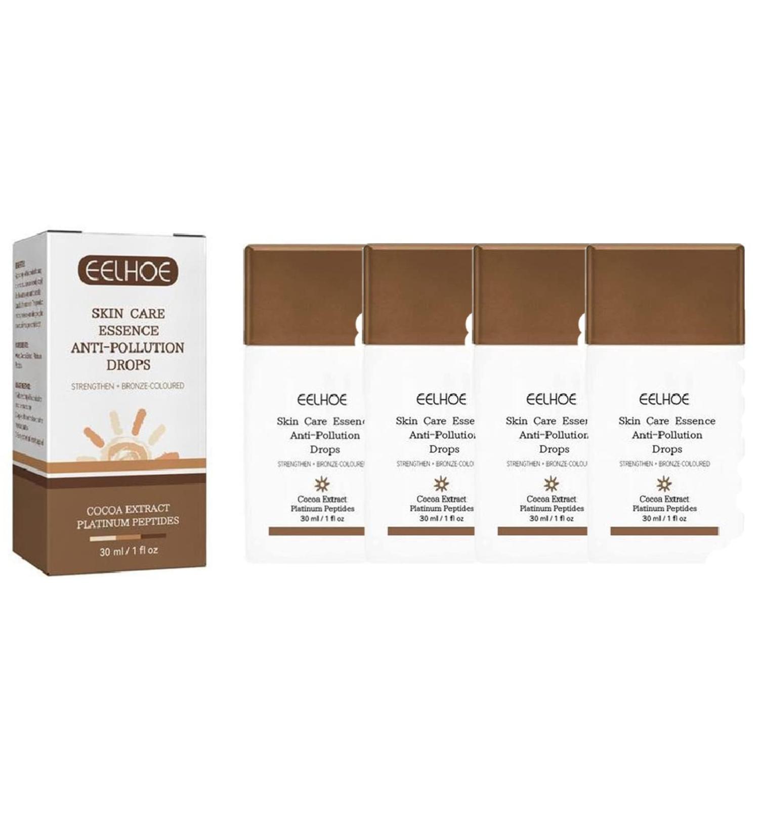 Drunk Elephant Bronzer Drops - Anti-Pollution Liquid Bronzers with Peptides for Face & Body | 4PCs Liquid Serum Against Fine Lines - Buy Online on GoSupps.com