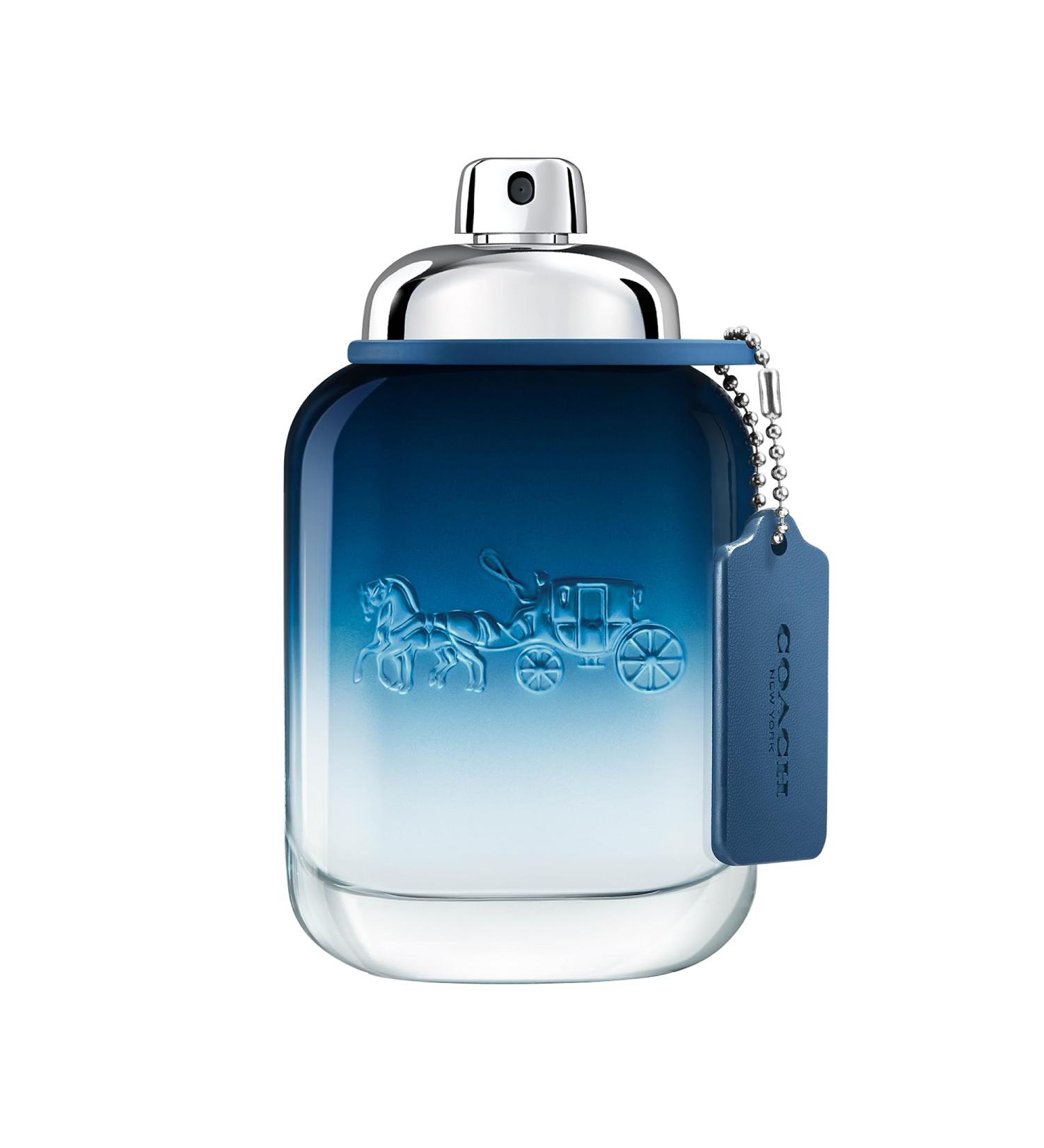 Coach Blue Eau de Toilette - Long Lasting Fragrance with notes of Lime Oil Black Pepper & Amber - Fougere & Aquatic 2 Fl Oz (Pack of 1) - Buy Online on GoSupps.com