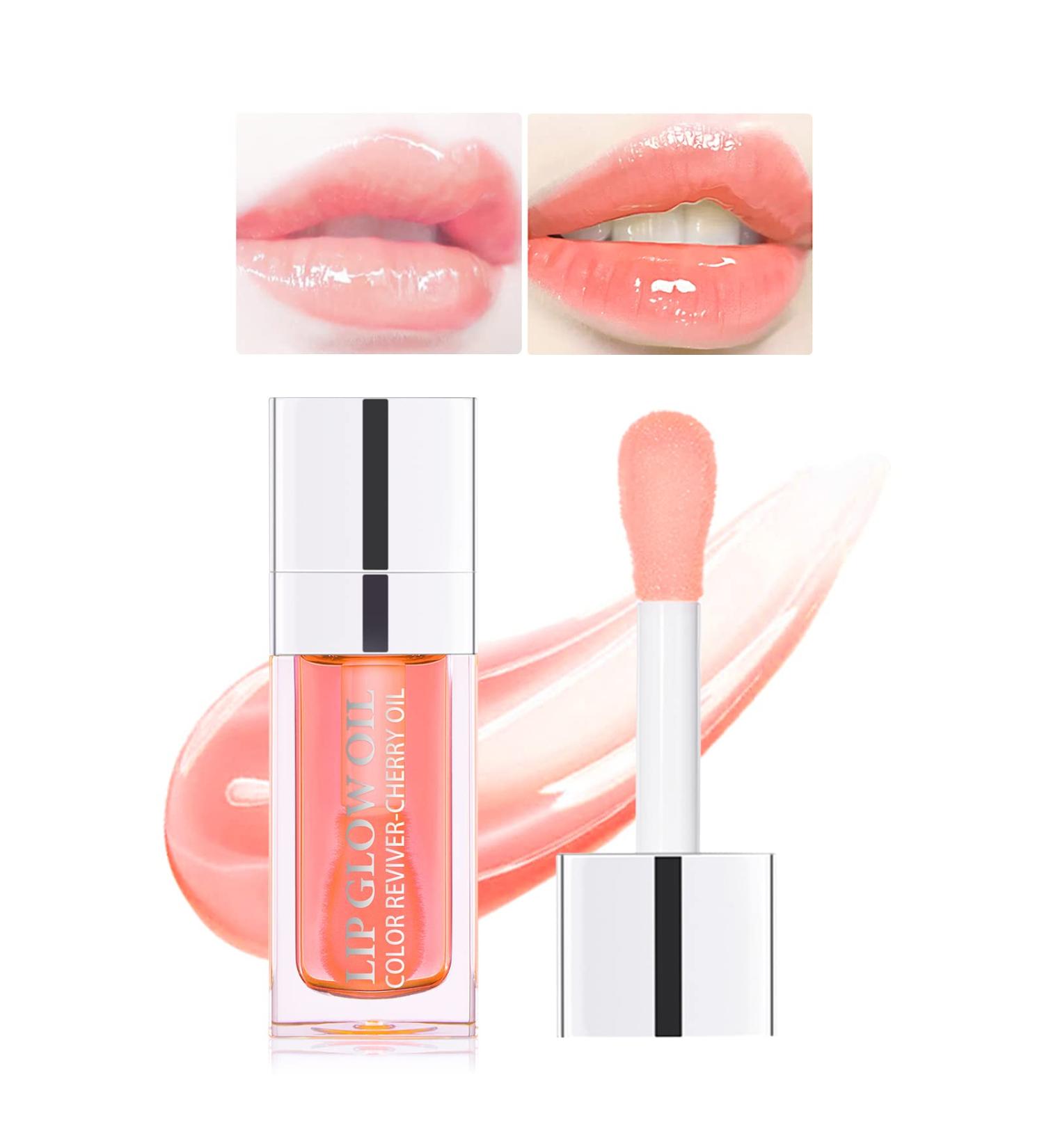 Prreal Tinted Lip Oil | Plumping Hydrating Lip Gloss | Moisturizing Clear Lip Care | Nourishing Pink Lip Oil - Buy Online on GoSupps.com